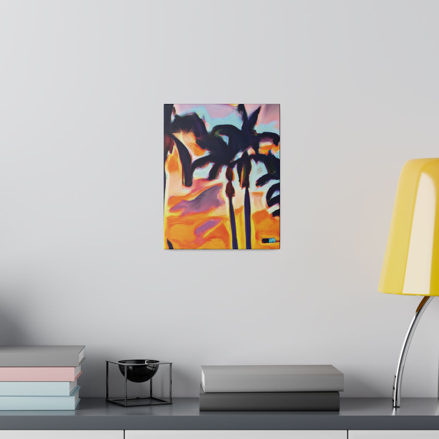 9435K - Miami Beach Sunset Painting Print | Miami | Beach | Sunset | Poster | Home Decor | Wall Art | Canvas