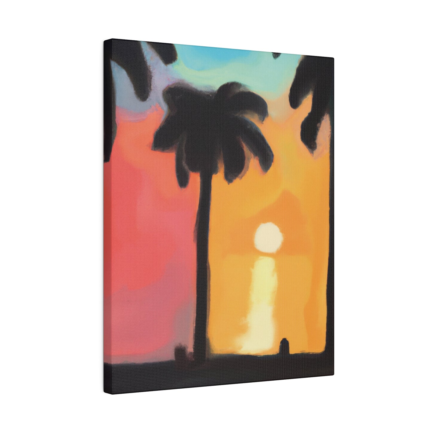 9529K - Miami Beach Sunset Painting Print | Miami | Beach | Sunset | Poster | Home Decor | Wall Art | Canvas