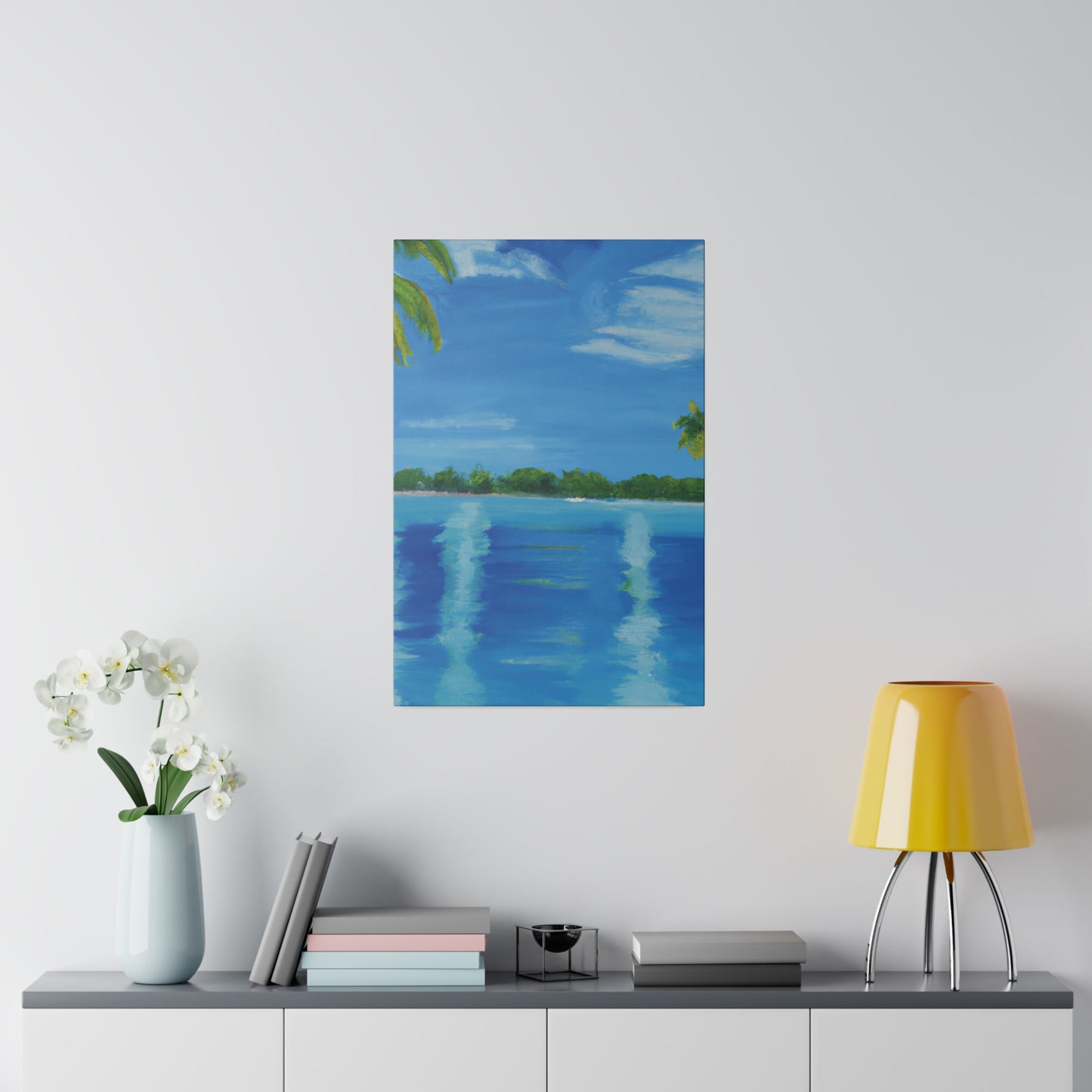 6876O - Bahamas Ocean Painting Print | Bahamas | Ocean | Beach | Poster | Home Decor | Wall Art | Canvas