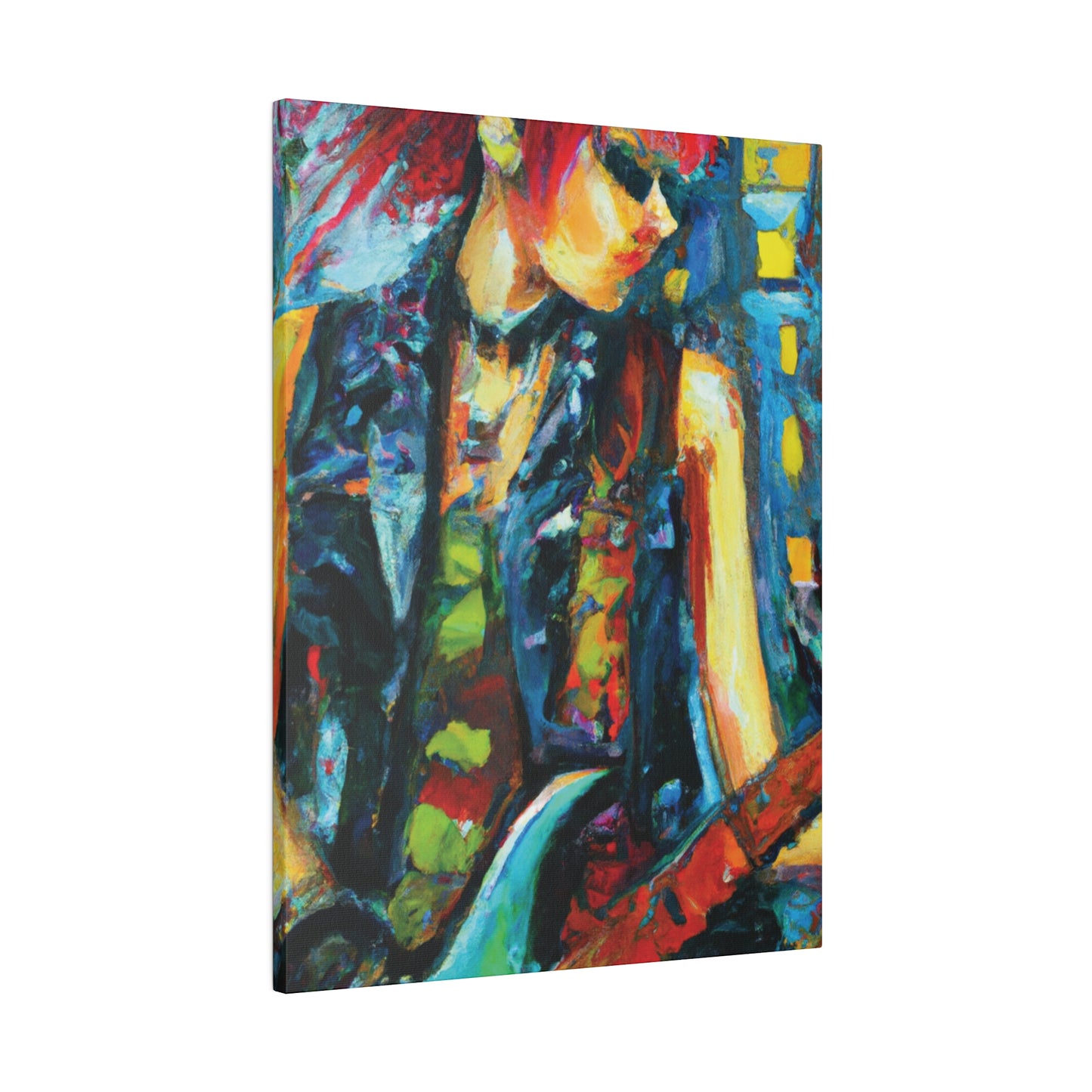 8541R - Rockstar Oil Painting Style Print | Poster | Home Decor | Wall Art | Music Art | Canvas