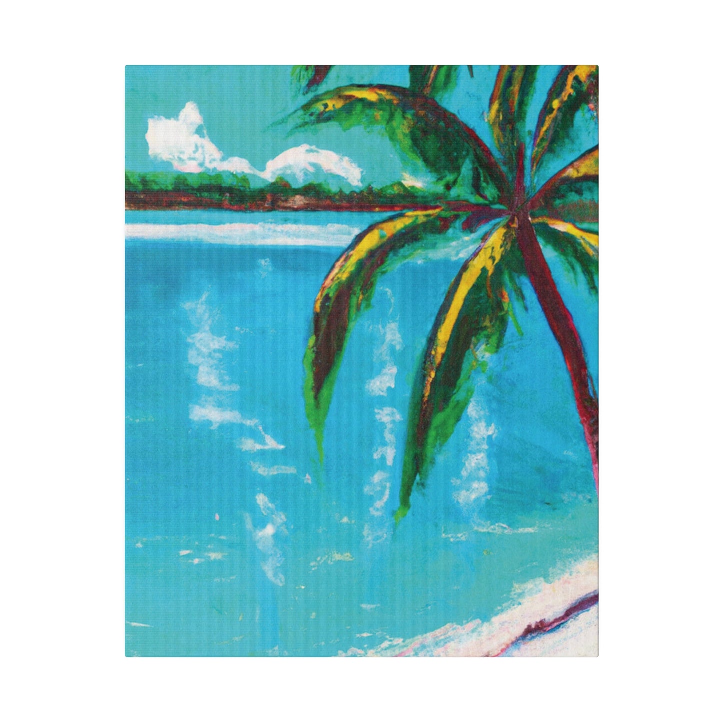 3917M - Bahamas Ocean Painting Print | Bahamas | Ocean | Beach | Poster | Home Decor | Wall Art | Canvas