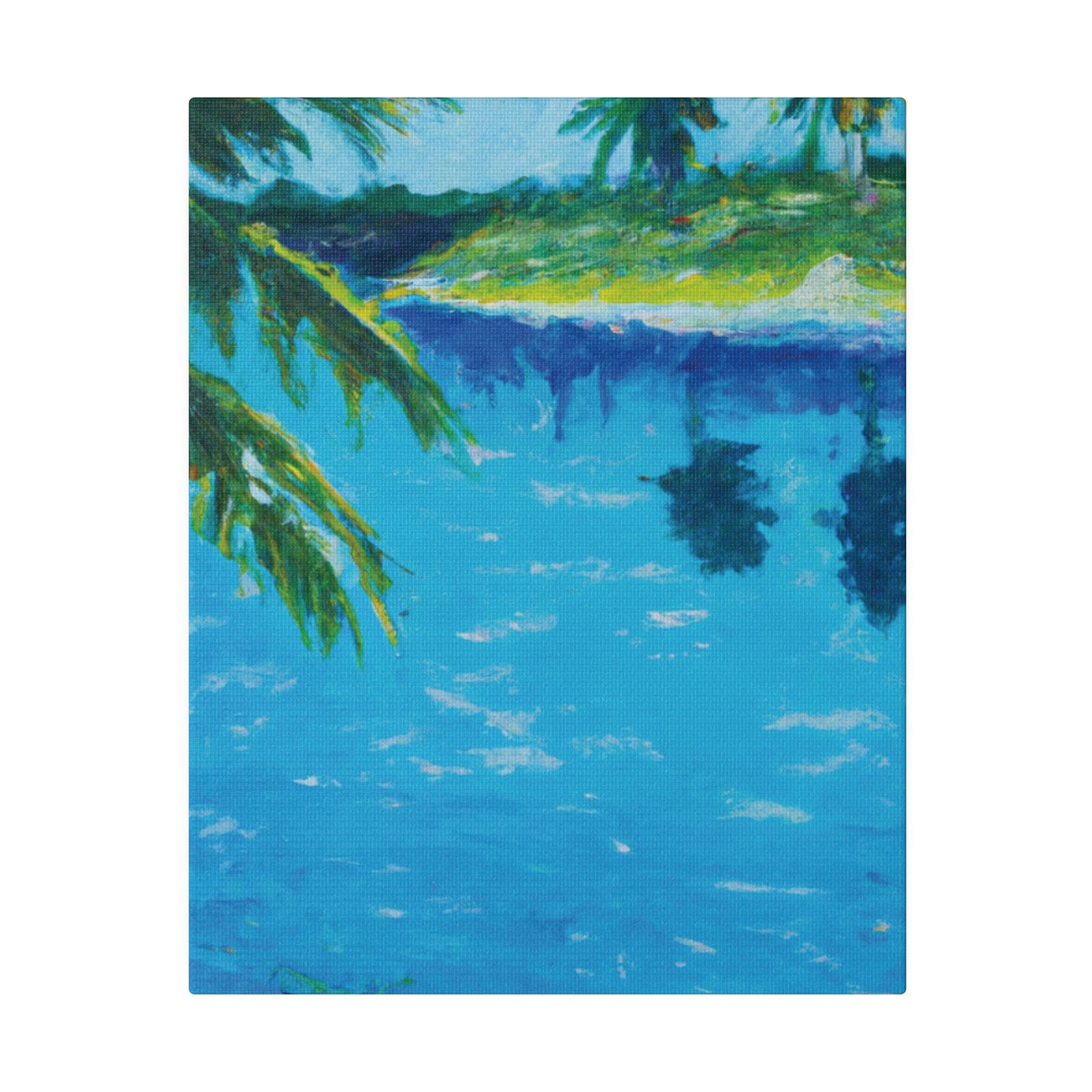 4568T - Bahamas Ocean Painting Print | Bahamas | Ocean | Beach | Poster | Home Decor | Wall Art | Canvas