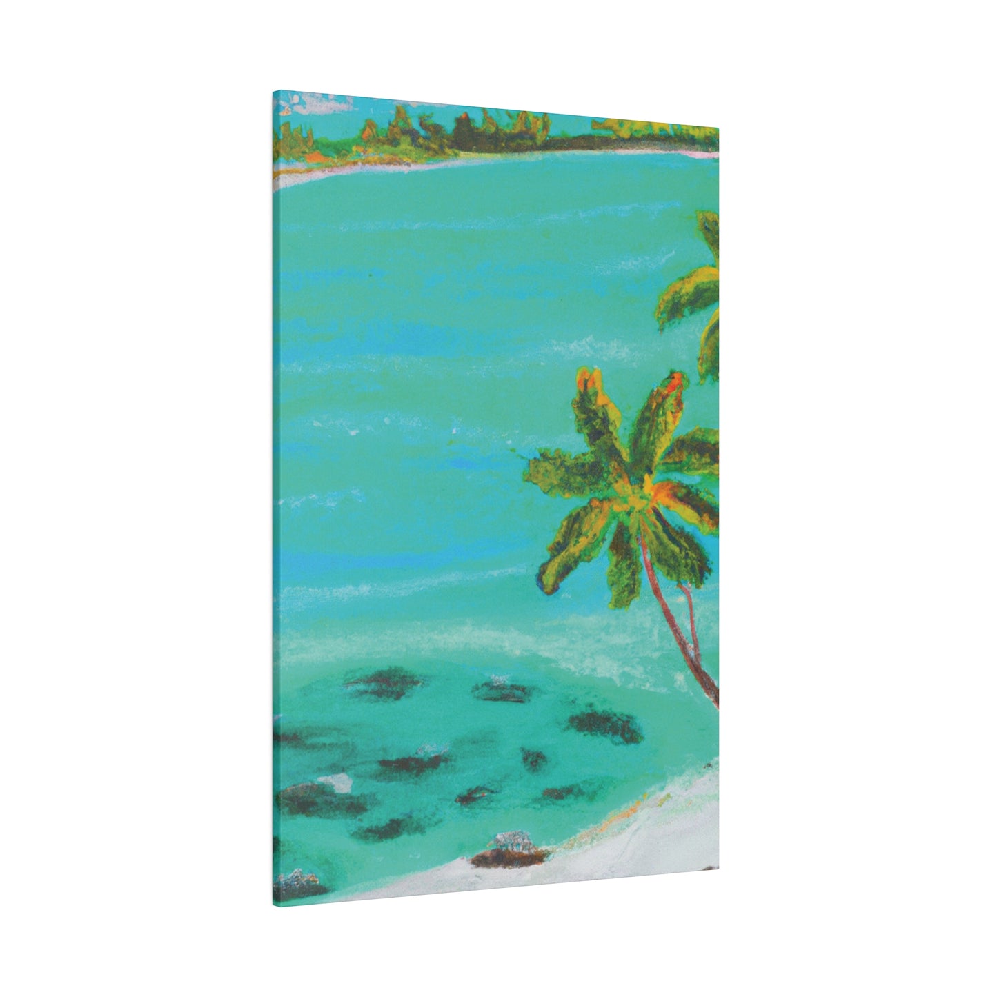 1417P - Bahamas Ocean Painting Print | Bahamas | Ocean | Beach | Poster | Home Decor | Wall Art | Canvas