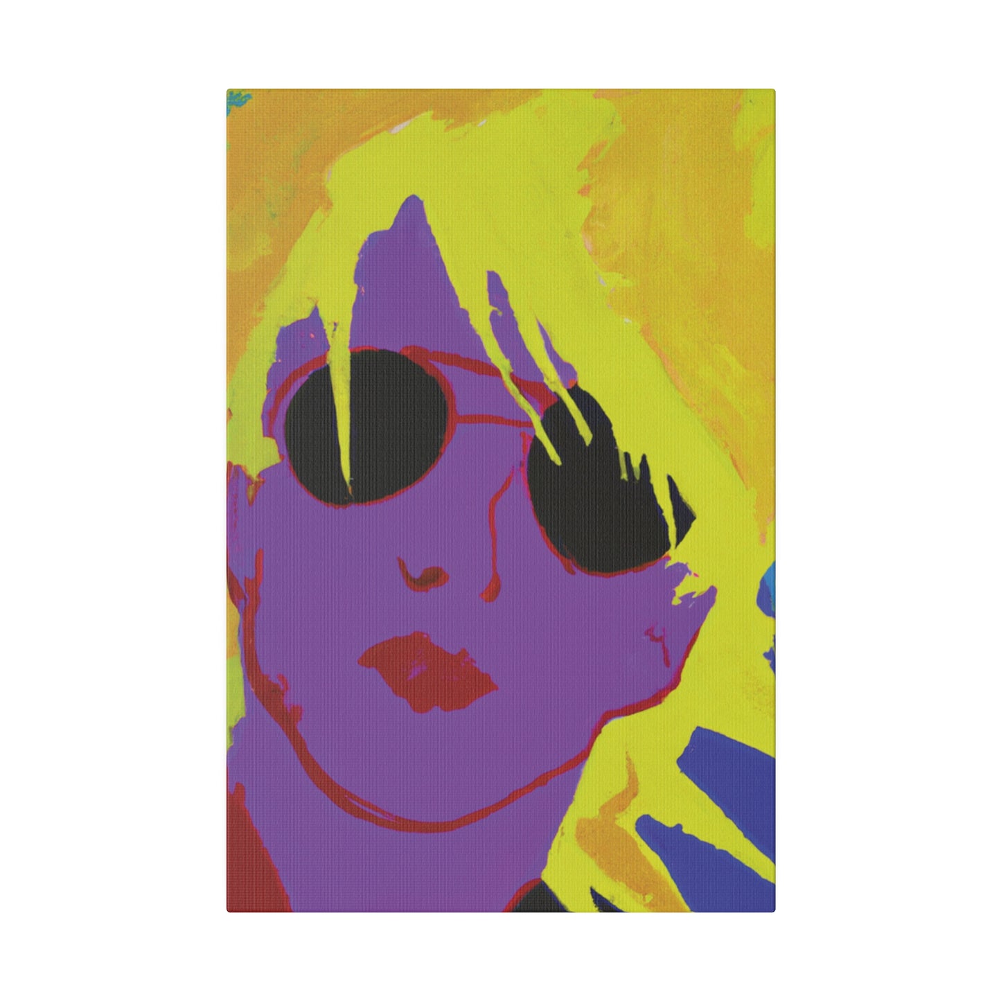 3022A - Rockstar Painting Print | Face | Abstract | Poster | Home Decor | Wall Art | Music Art | Canvas