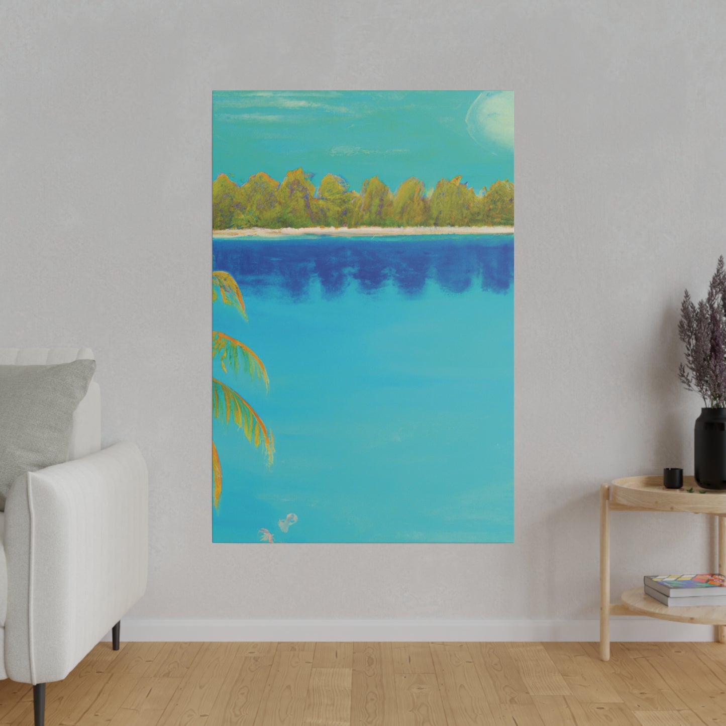 9134K - Bahamas Ocean Painting Print | Bahamas | Ocean | Beach | Poster | Home Decor | Wall Art | Canvas