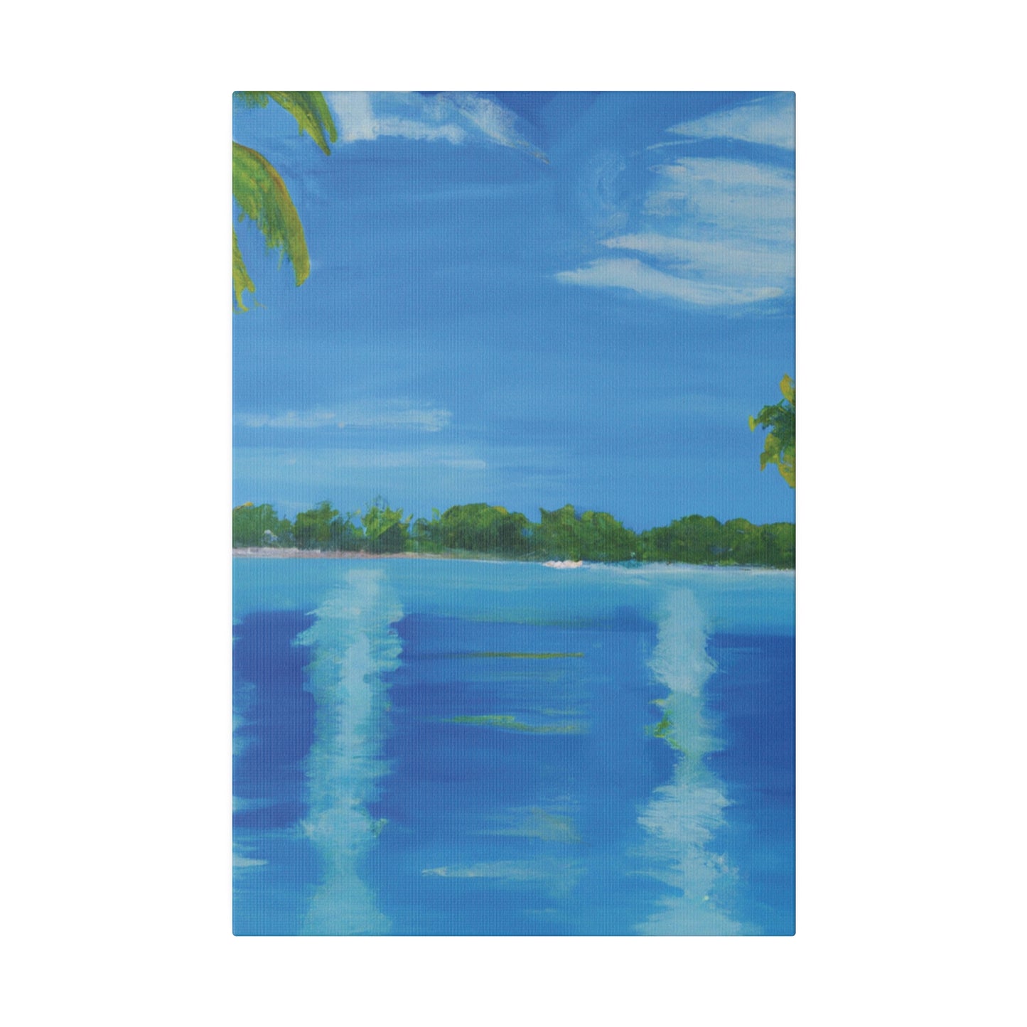 6876O - Bahamas Ocean Painting Print | Bahamas | Ocean | Beach | Poster | Home Decor | Wall Art | Canvas