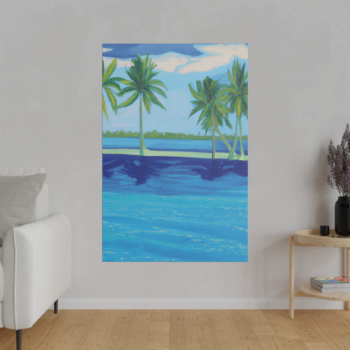 9589F - Bahamas Ocean Painting Print | Bahamas | Ocean | Beach | Poster | Home Decor | Wall Art | Canvas