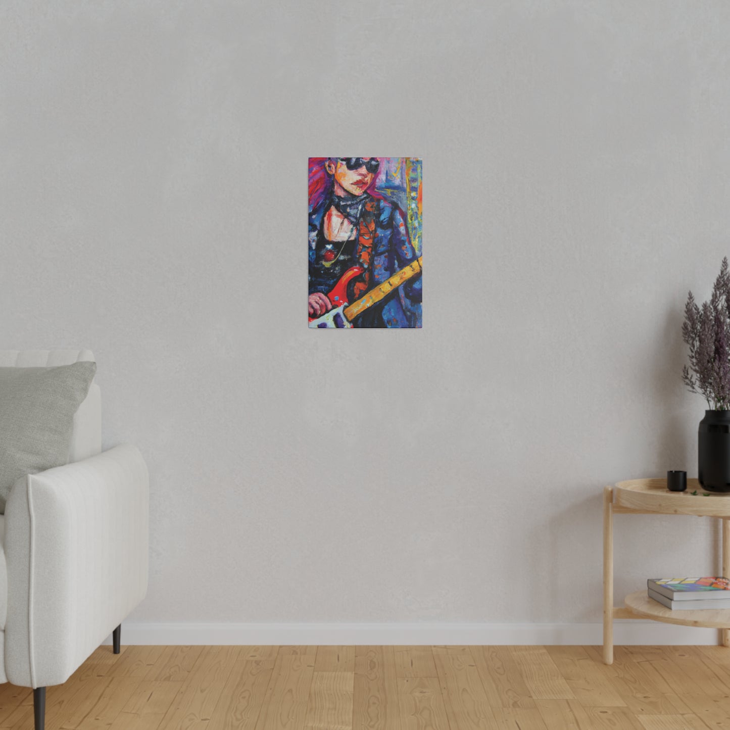 9231K - Rockstar Oil Painting Style Print | Poster | Home Decor | Wall Art | Music Art | Canvas
