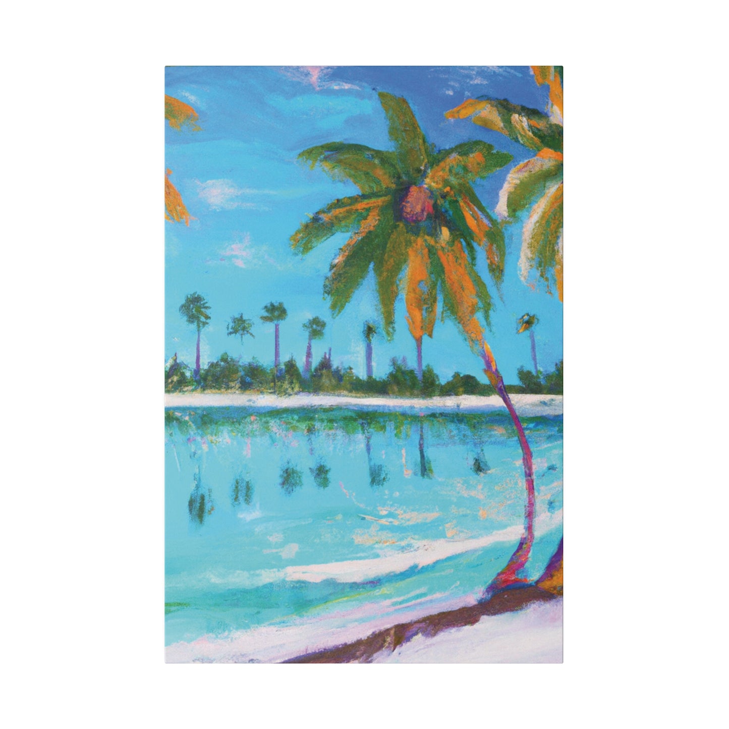 8723S - Bahamas Ocean Painting Print | Bahamas | Ocean | Beach | Poster | Home Decor | Wall Art | Canvas