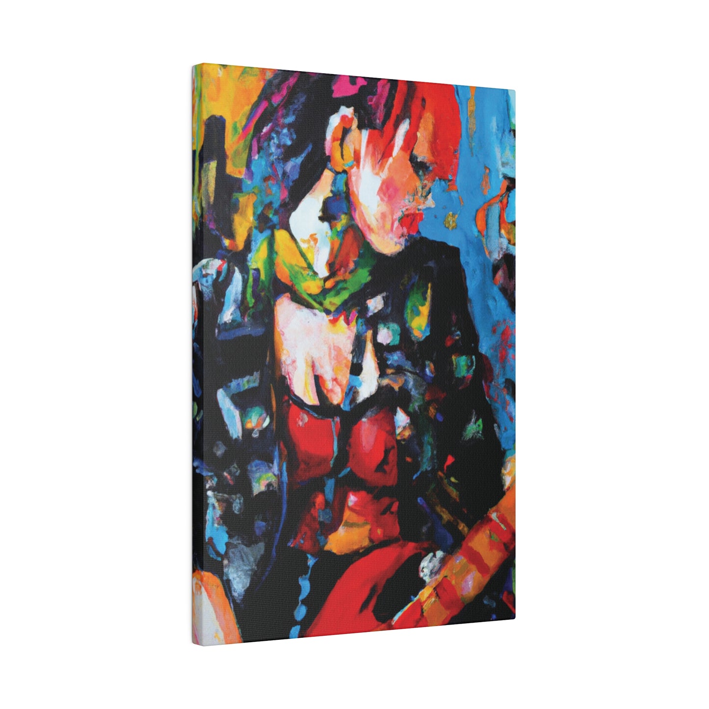 9602B - Rockstar Oil Painting Style Print | Poster | Home Decor | Wall Art | Music Art | Canvas