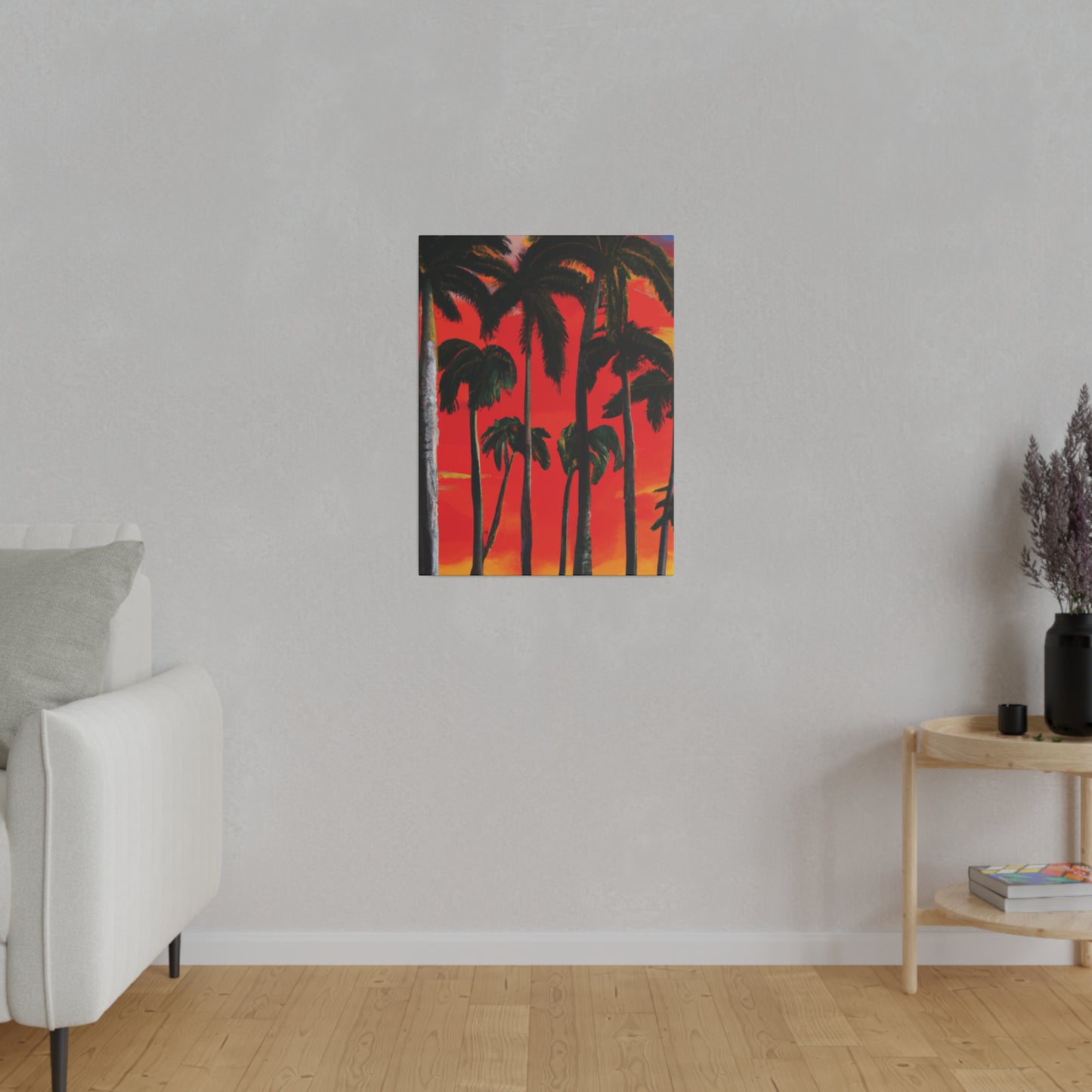 4286K - Miami Beach Sunset Painting Print | Miami | Beach | Sunset | Poster | Home Decor | Wall Art | Canvas