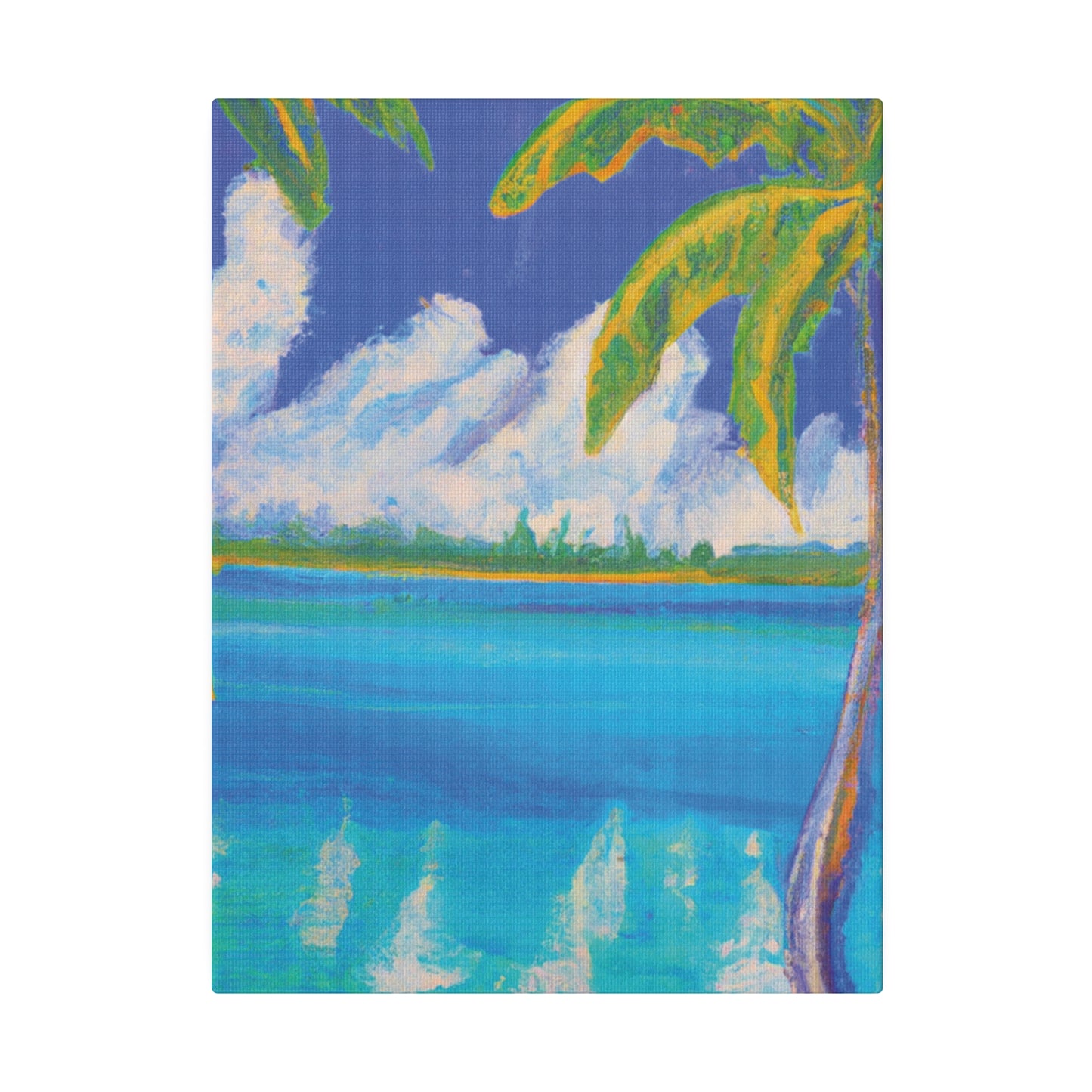 3054I - Bahamas Ocean Painting Print | Bahamas | Ocean | Beach | Poster | Home Decor | Wall Art | Canvas