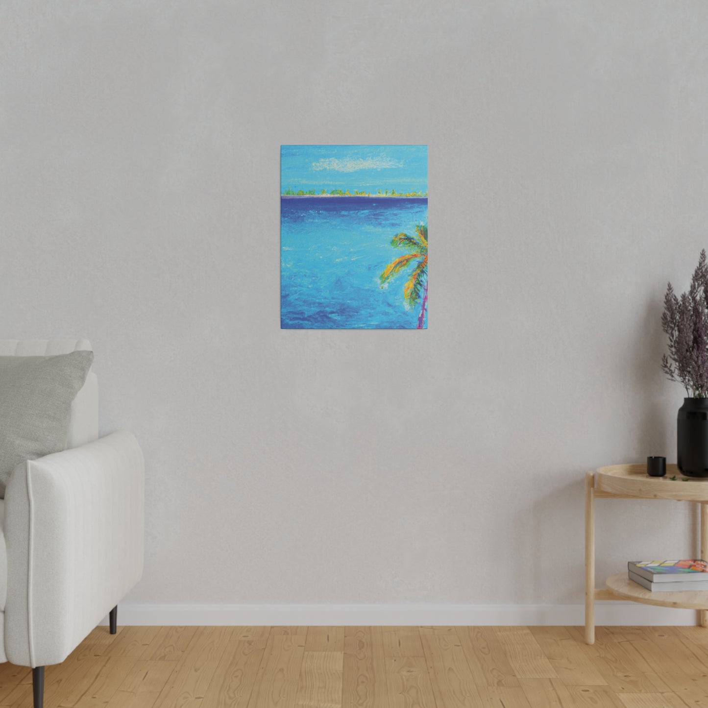 7666Q - Bahamas Ocean Painting Print | Bahamas | Ocean | Beach | Poster | Home Decor | Wall Art | Canvas