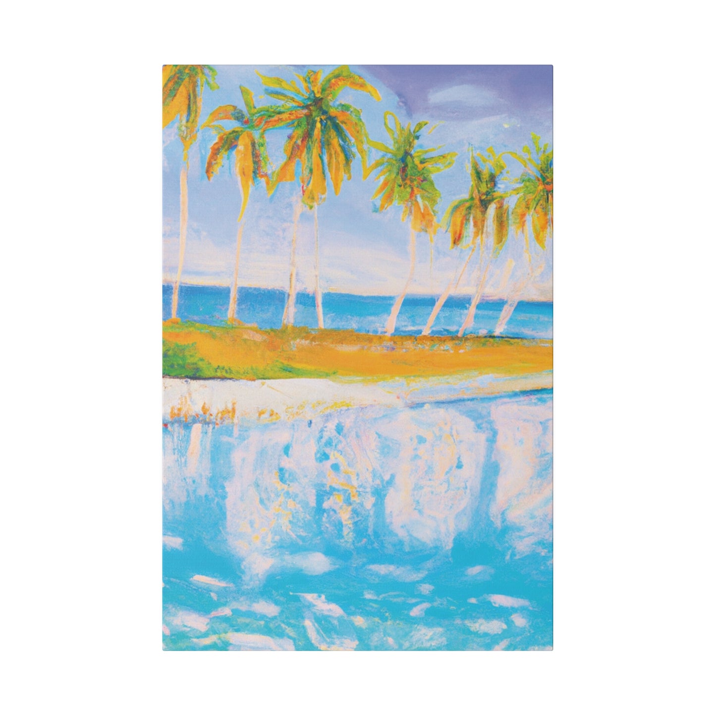 4904O - Bahamas Ocean Painting Print | Bahamas | Ocean | Beach | Poster | Home Decor | Wall Art | Canvas
