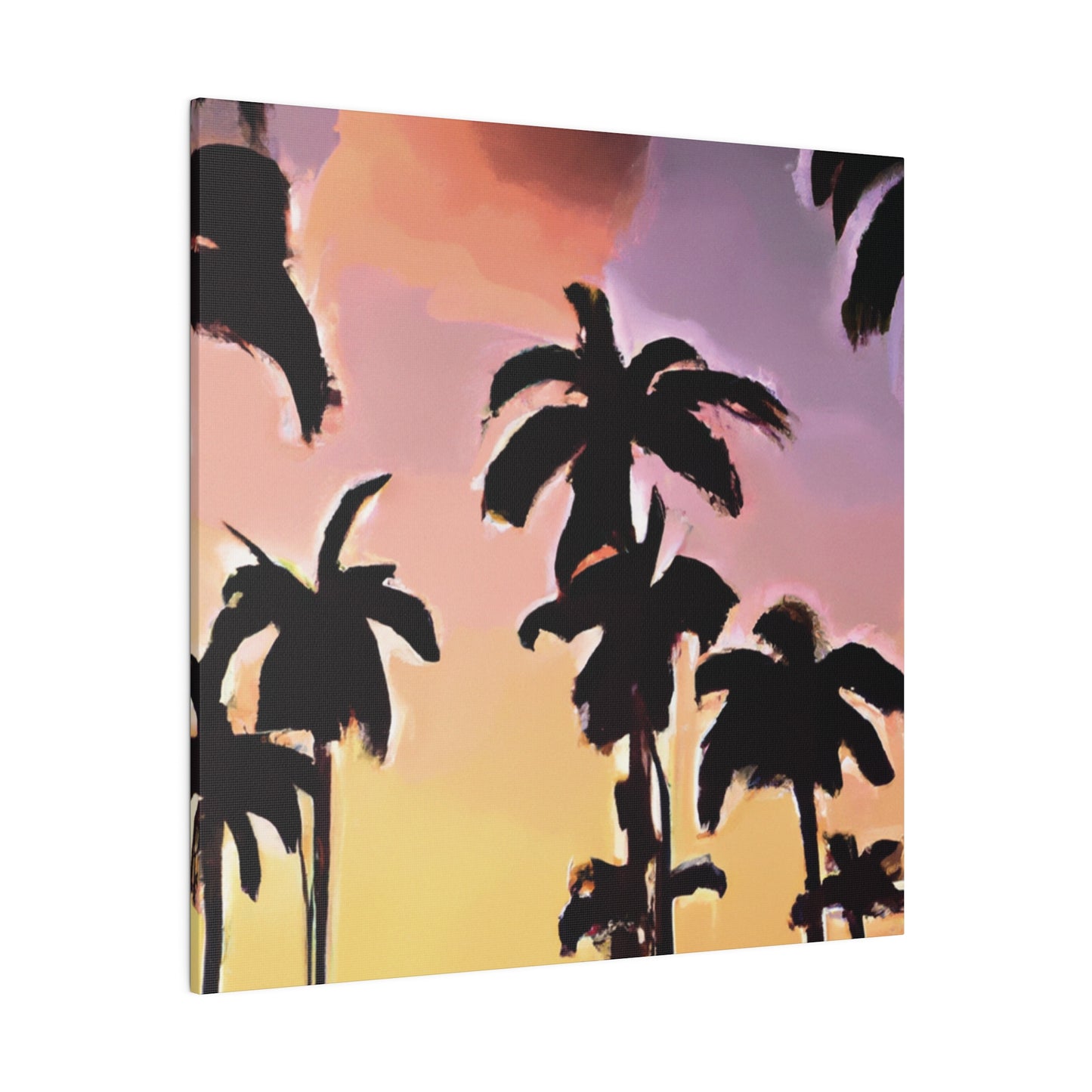 7792Z - Miami Beach Sunset Painting Print | Miami | Beach | Sunset | Poster | Home Decor | Wall Art | Canvas