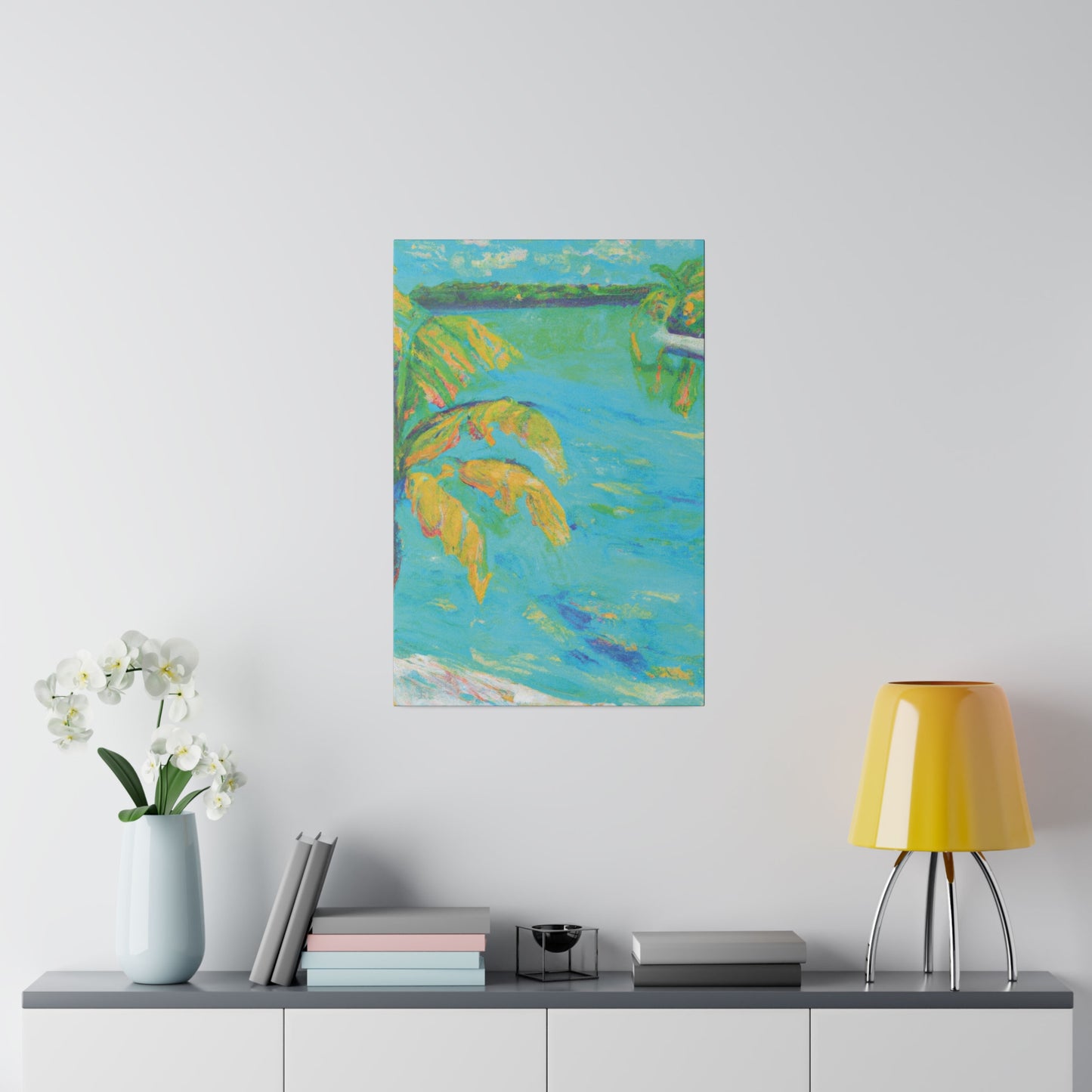 8857G - Bahamas Ocean Painting Print | Bahamas | Ocean | Beach | Poster | Home Decor | Wall Art | Canvas