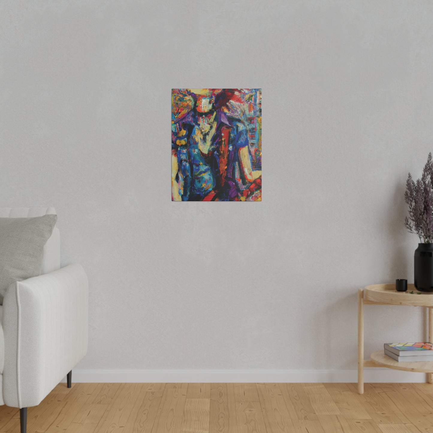 9667F - Rockstar Oil Painting Style Print | Poster | Home Decor | Wall Art | Music Art | Canvas