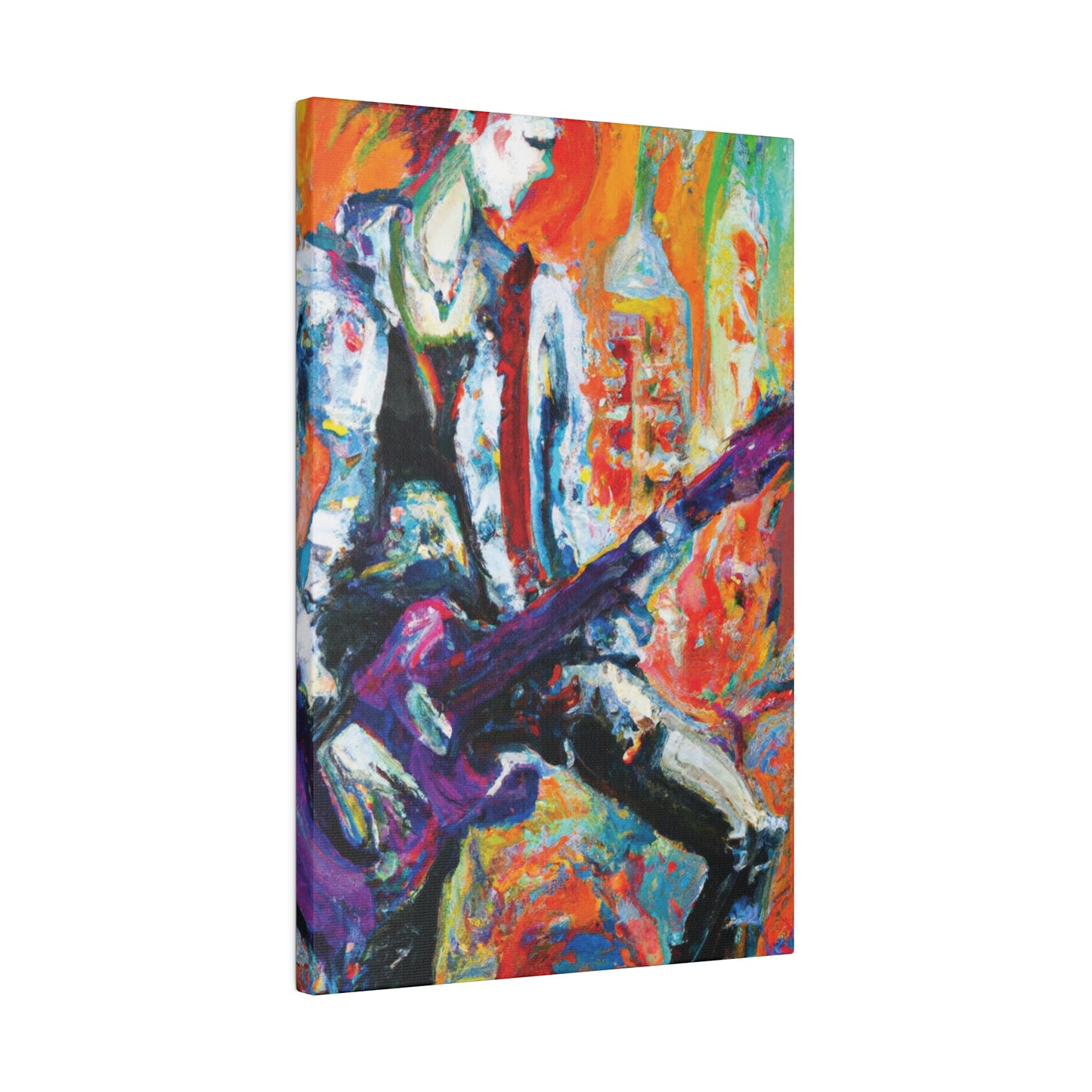 6891P - Rockstar Oil Painting Style Print | Poster | Home Decor | Wall Art | Music Art | Canvas