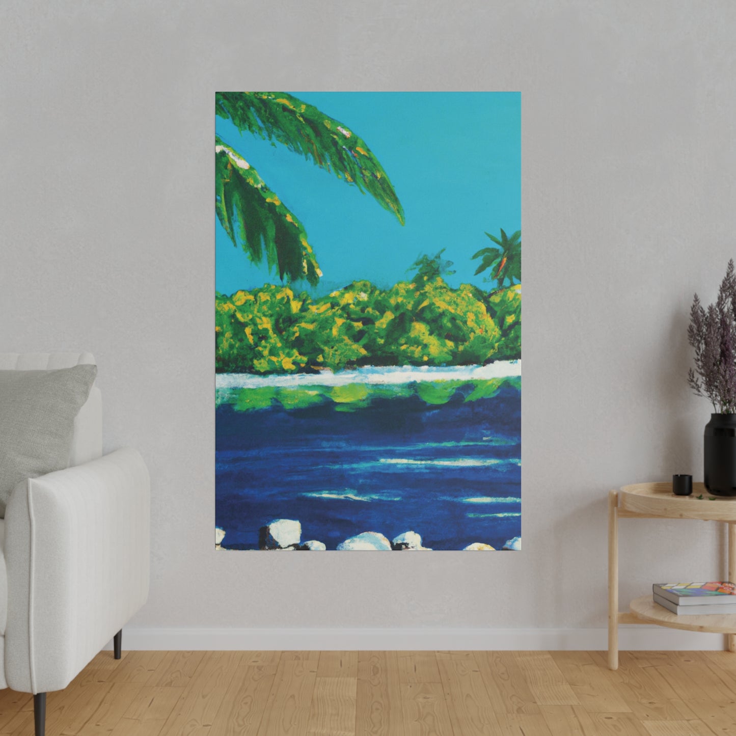 2473X - Bahamas Ocean Painting Print | Bahamas | Ocean | Beach | Poster | Home Decor | Wall Art | Canvas