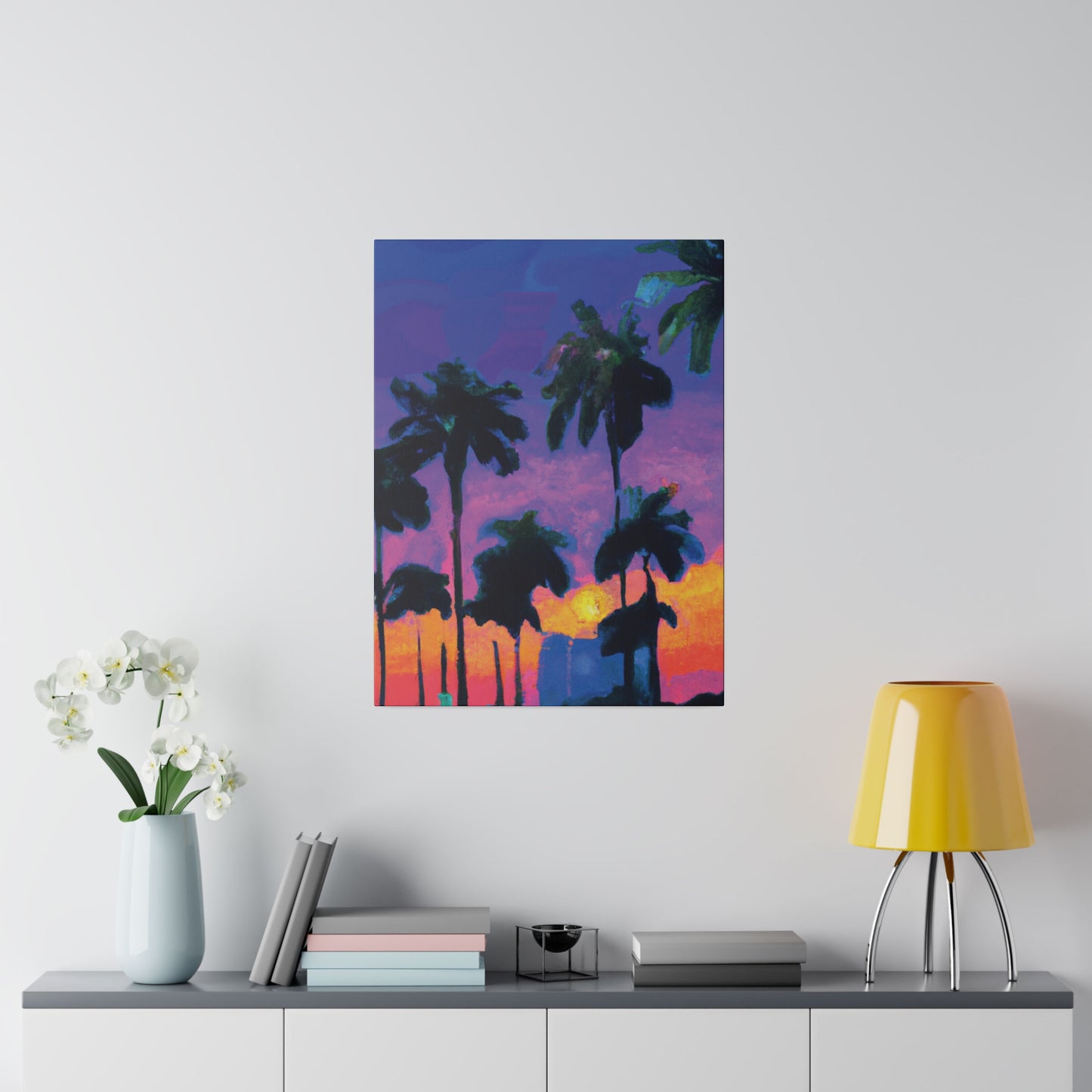 9232V - Miami Beach Sunset Painting Print | Miami | Beach | Sunset | Poster | Home Decor | Wall Art | Canvas