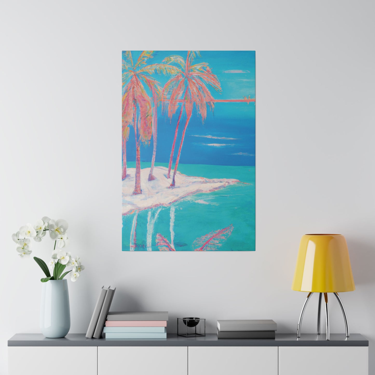 3162K - Bahamas Ocean Painting Print | Bahamas | Ocean | Beach | Poster | Home Decor | Wall Art | Canvas