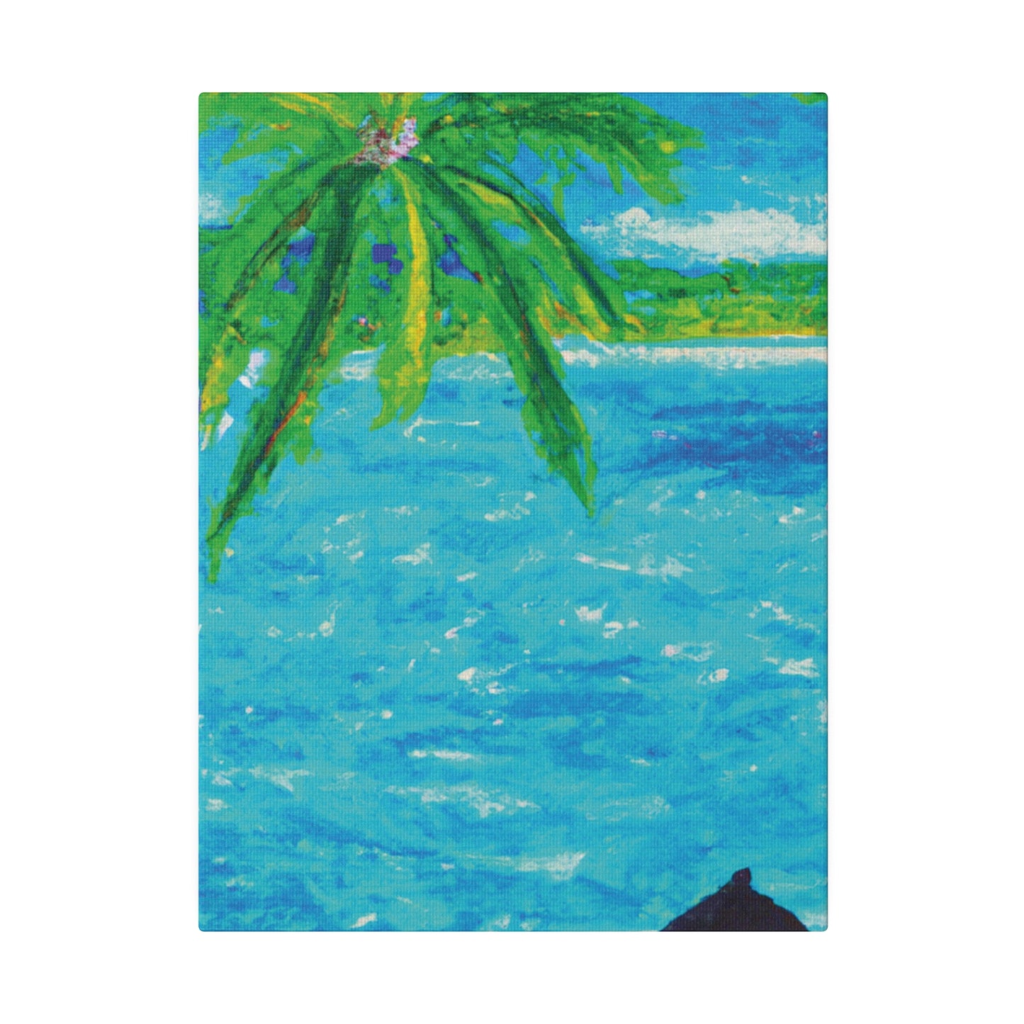 7355H - Bahamas Ocean Painting Print | Bahamas | Ocean | Beach | Poster | Home Decor | Wall Art | Canvas