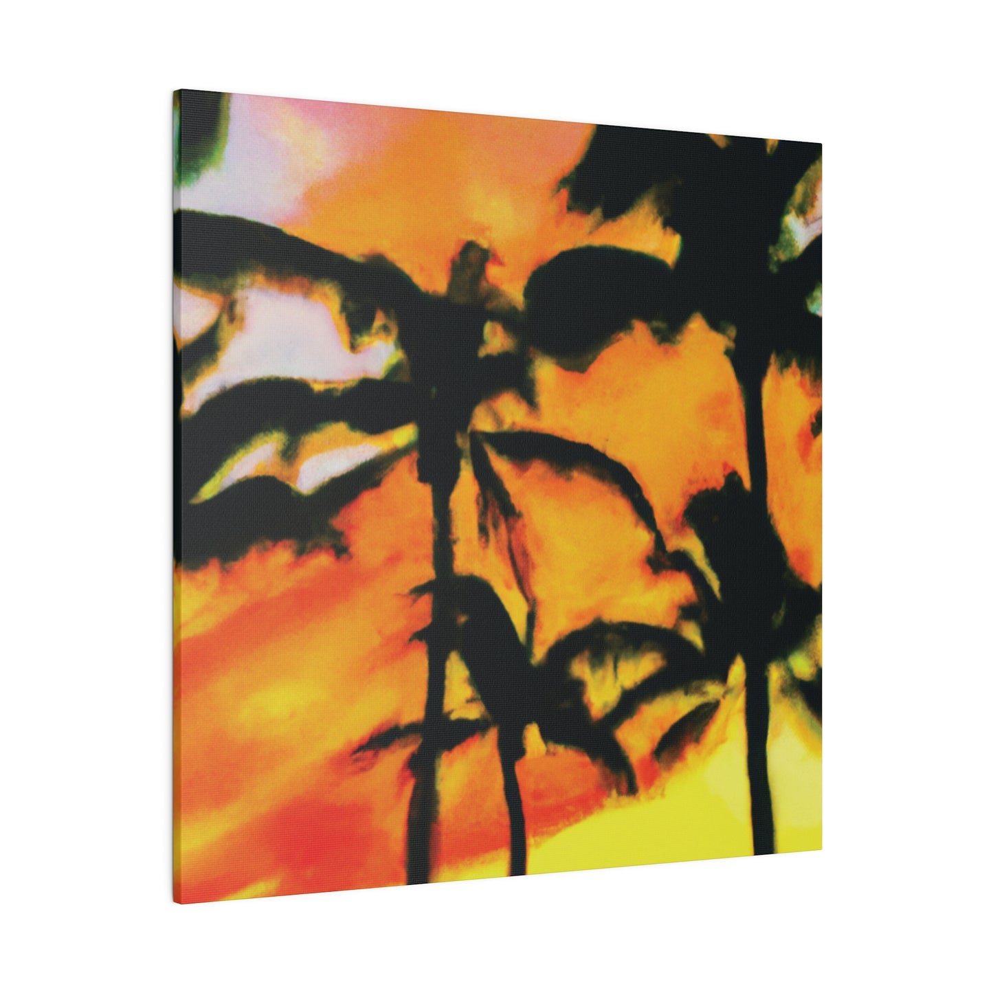 8694V - Miami Beach Sunset Painting Print | Miami | Beach | Sunset | Poster | Home Decor | Wall Art | Canvas