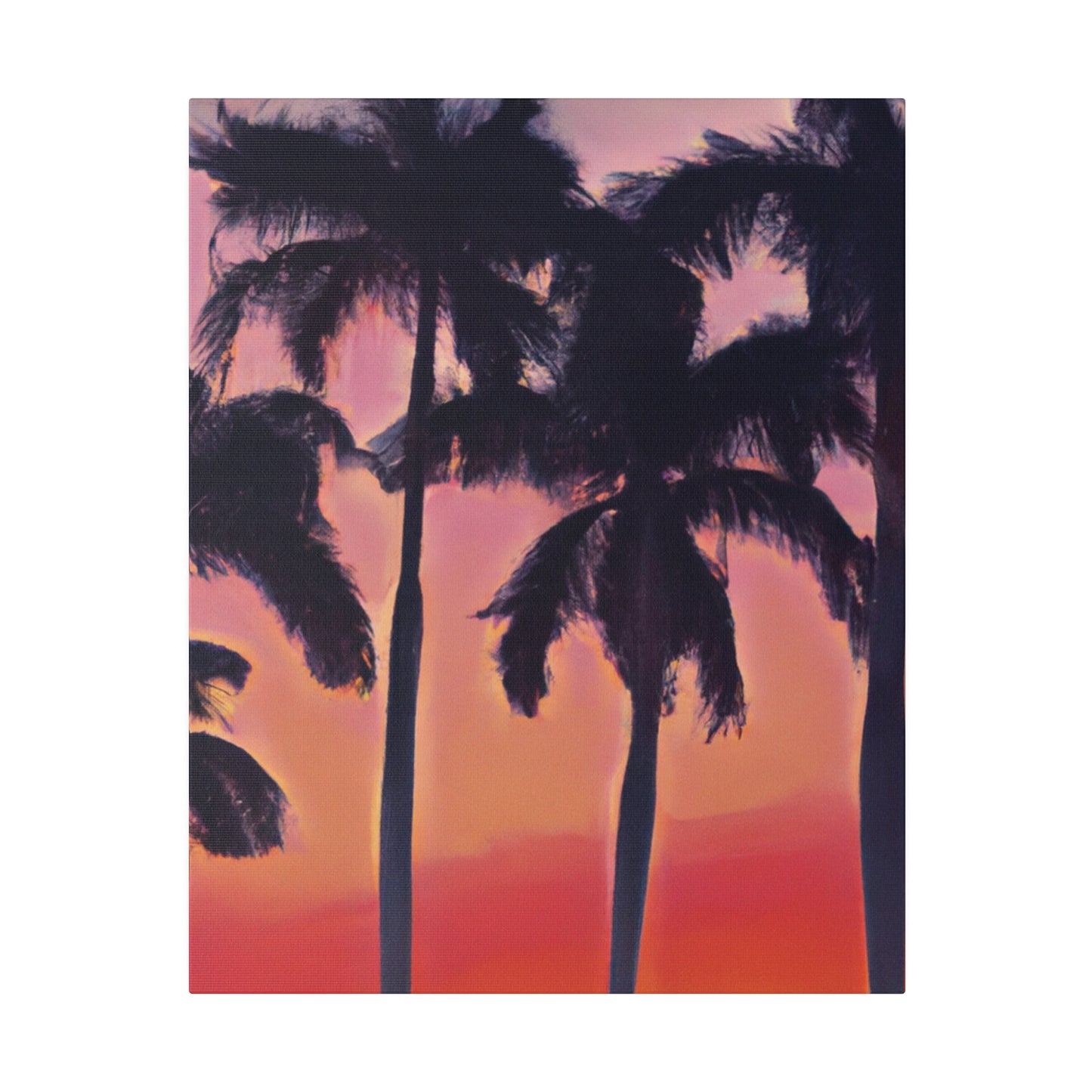 7239V - Miami Beach Sunset Painting Print | Miami | Beach | Sunset | Poster | Home Decor | Wall Art | Canvas