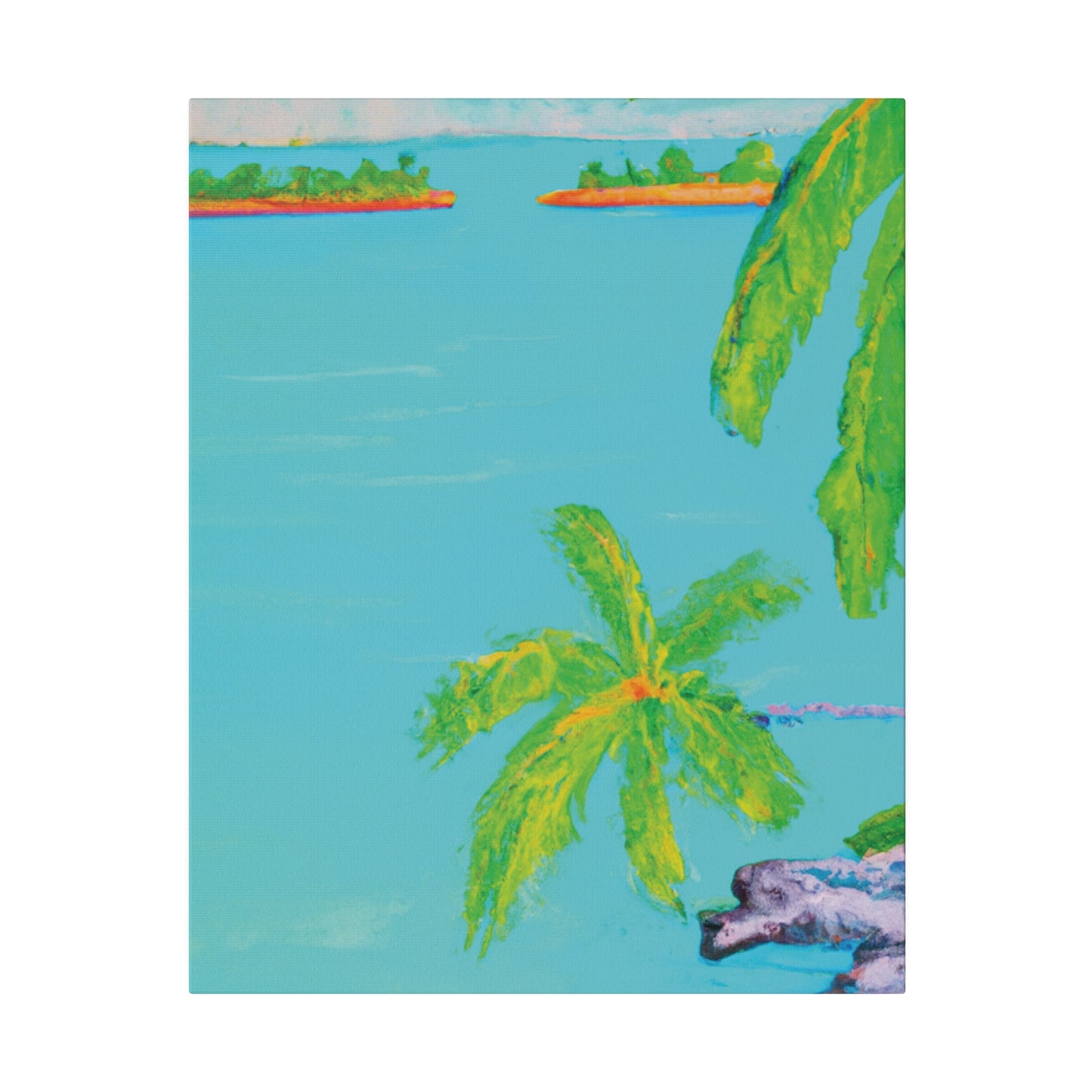 8932V - Bahamas Ocean Painting Print | Bahamas | Ocean | Beach | Poster | Home Decor | Wall Art | Canvas