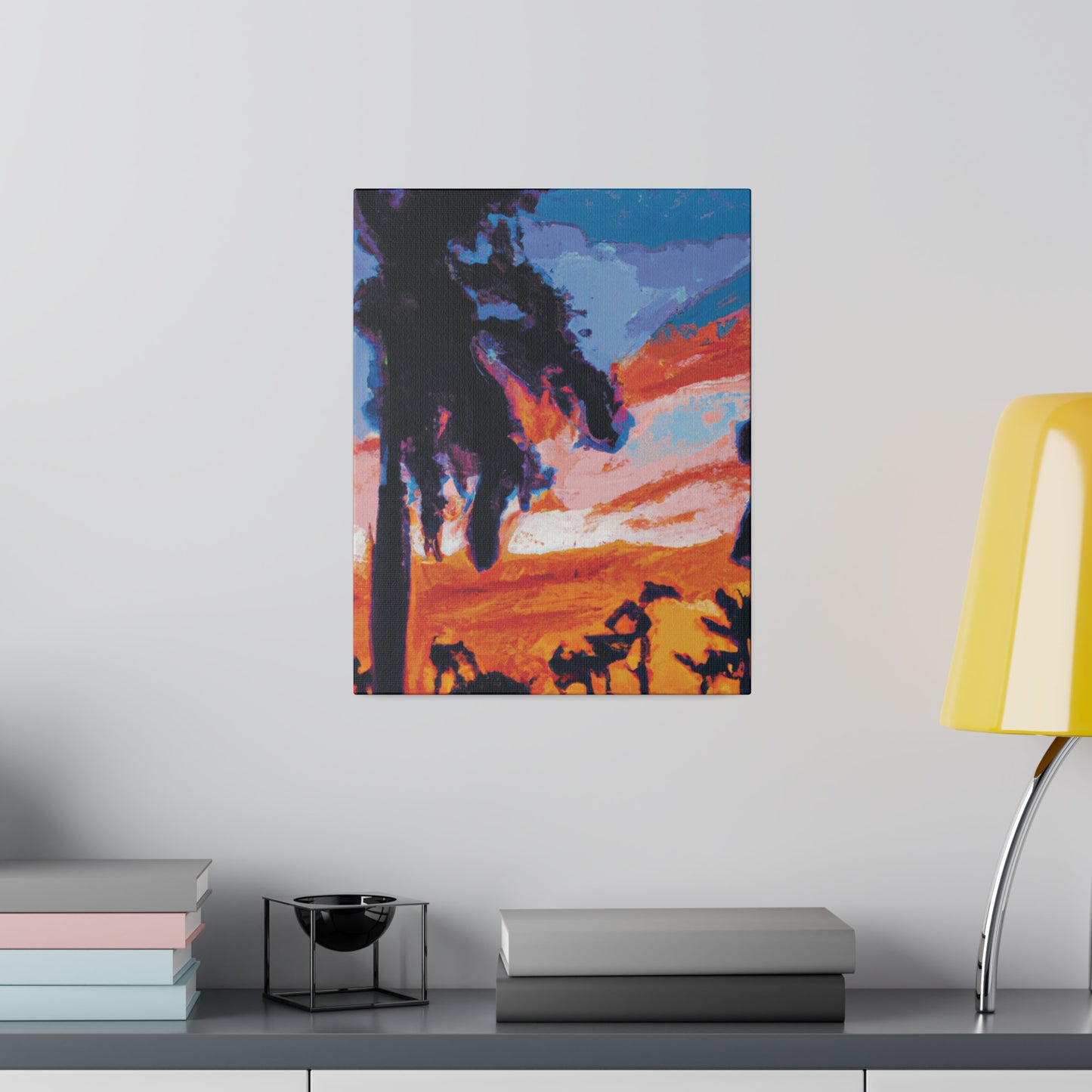 2761V - Miami Beach Sunset Painting Print | Miami | Beach | Sunset | Poster | Home Decor | Wall Art | Canvas