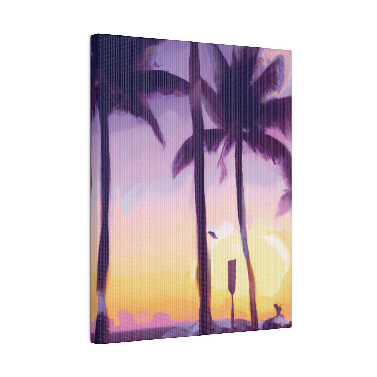 6137G - Miami Beach Sunset Painting Print | Miami | Beach | Sunset | Poster | Home Decor | Wall Art | Canvas