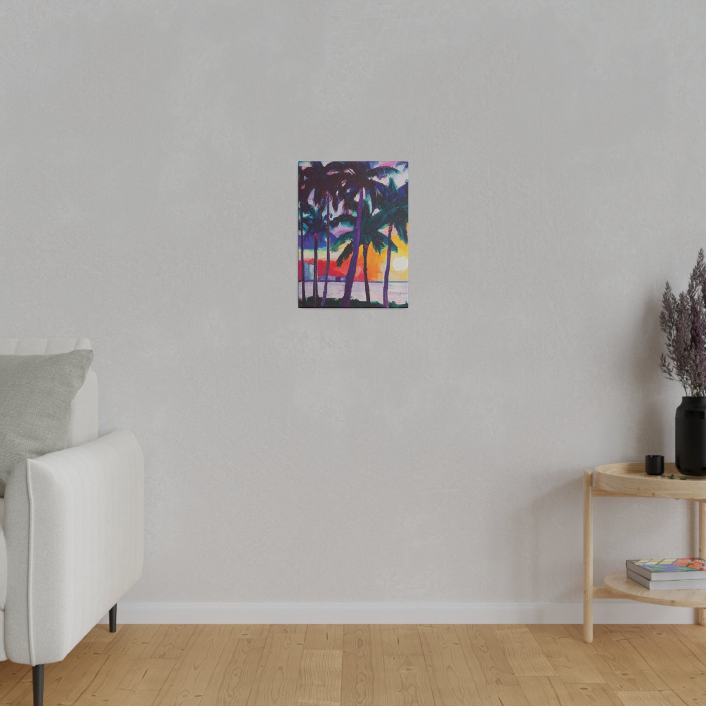 3259X - Miami Beach Sunset Painting Print | Miami | Beach | Sunset | Poster | Home Decor | Wall Art | Canvas