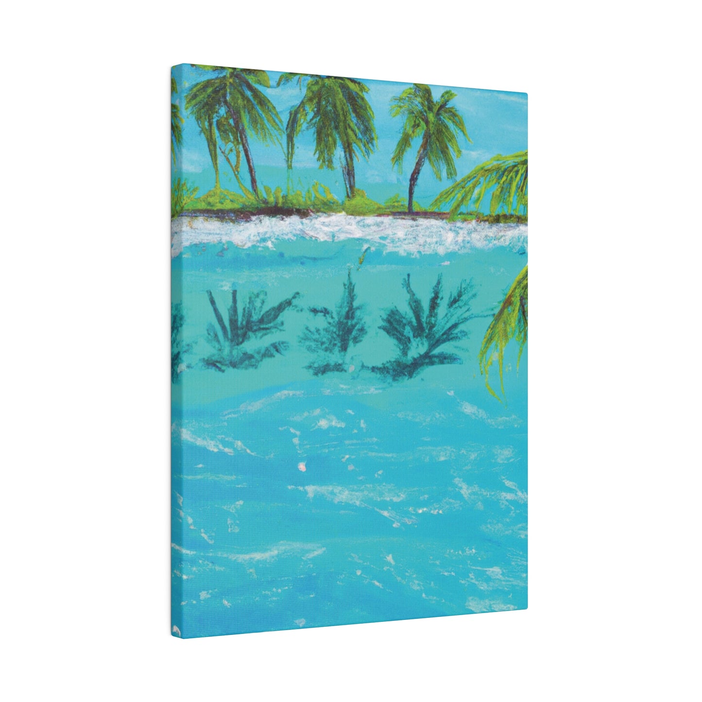 8321K - Bahamas Ocean Painting Print | Bahamas | Ocean | Beach | Poster | Home Decor | Wall Art | Canvas