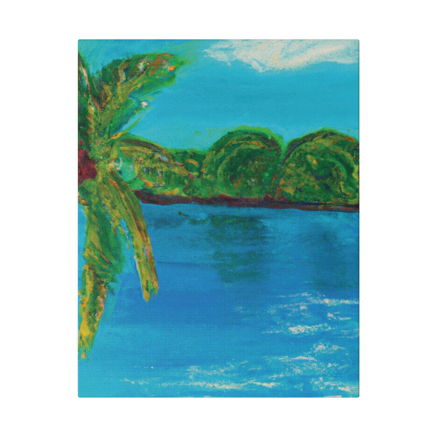 4245A - Bahamas Ocean Painting Print | Bahamas | Ocean | Beach | Poster | Home Decor | Wall Art | Canvas