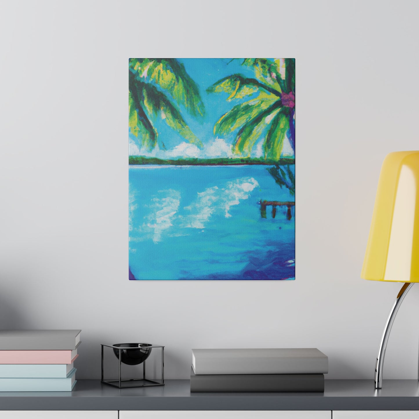 7583G - Bahamas Ocean Painting Print | Bahamas | Ocean | Beach | Poster | Home Decor | Wall Art | Canvas