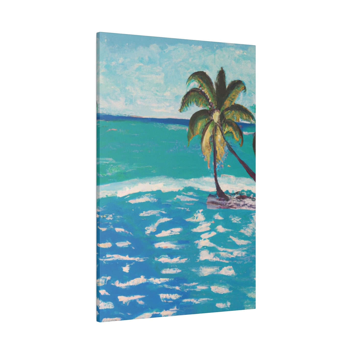 4081V - Bahamas Ocean Painting Print | Bahamas | Ocean | Beach | Poster | Home Decor | Wall Art | Canvas