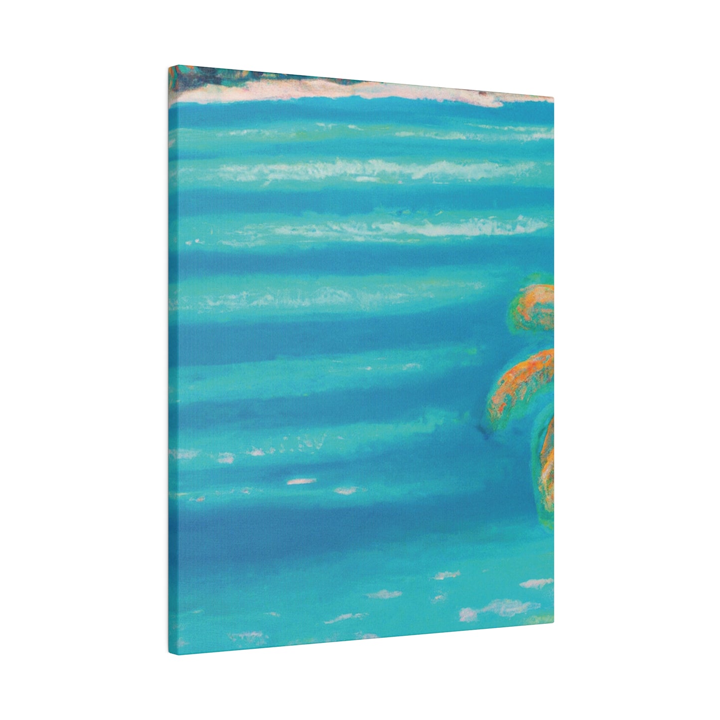 8745H - Bahamas Ocean Painting Print | Bahamas | Ocean | Beach | Poster | Home Decor | Wall Art | Canvas