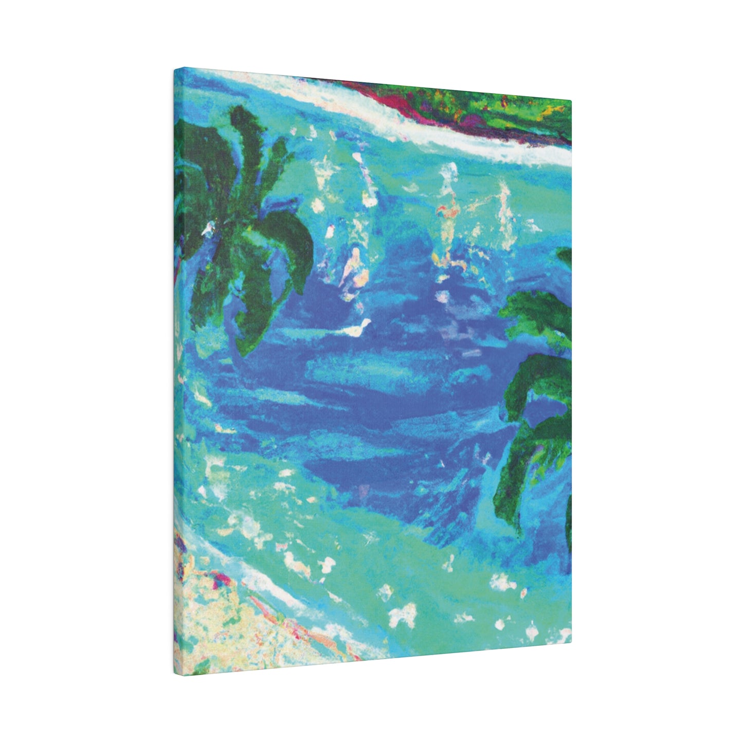 5495D - Bahamas Ocean Painting Print | Bahamas | Ocean | Beach | Poster | Home Decor | Wall Art | Canvas