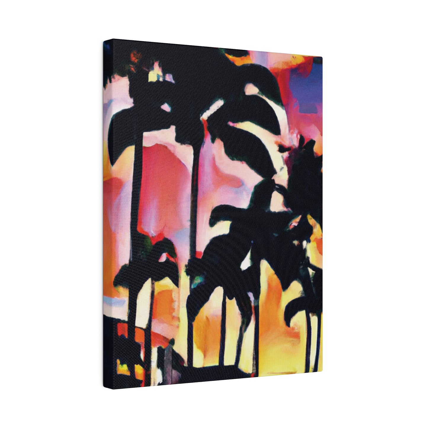 4986G - Miami Beach Sunset Painting Print | Miami | Beach | Sunset | Poster | Home Decor | Wall Art | Canvas