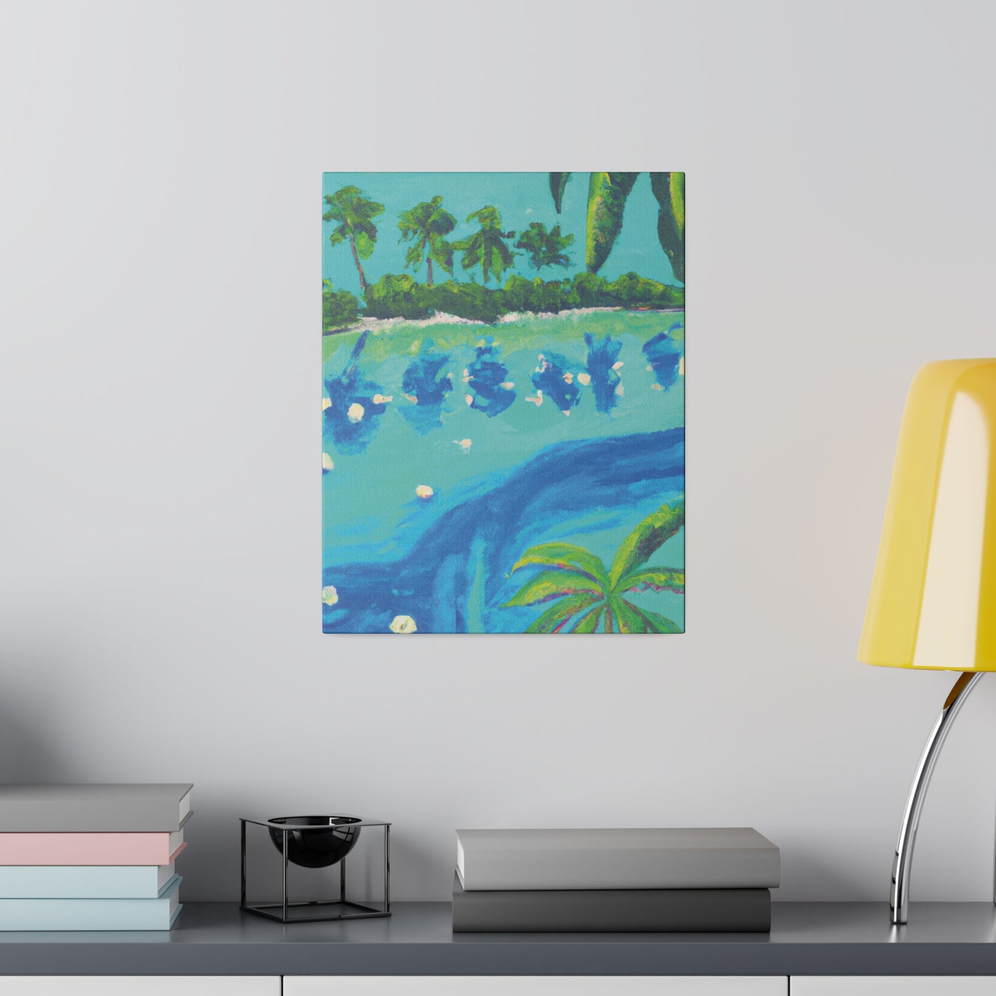 7772T - Bahamas Ocean Painting Print | Bahamas | Ocean | Beach | Poster | Home Decor | Wall Art | Canvas