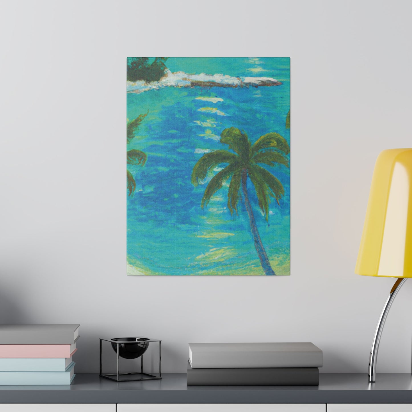 4512F - Bahamas Ocean Painting Print | Bahamas | Ocean | Beach | Poster | Home Decor | Wall Art | Canvas