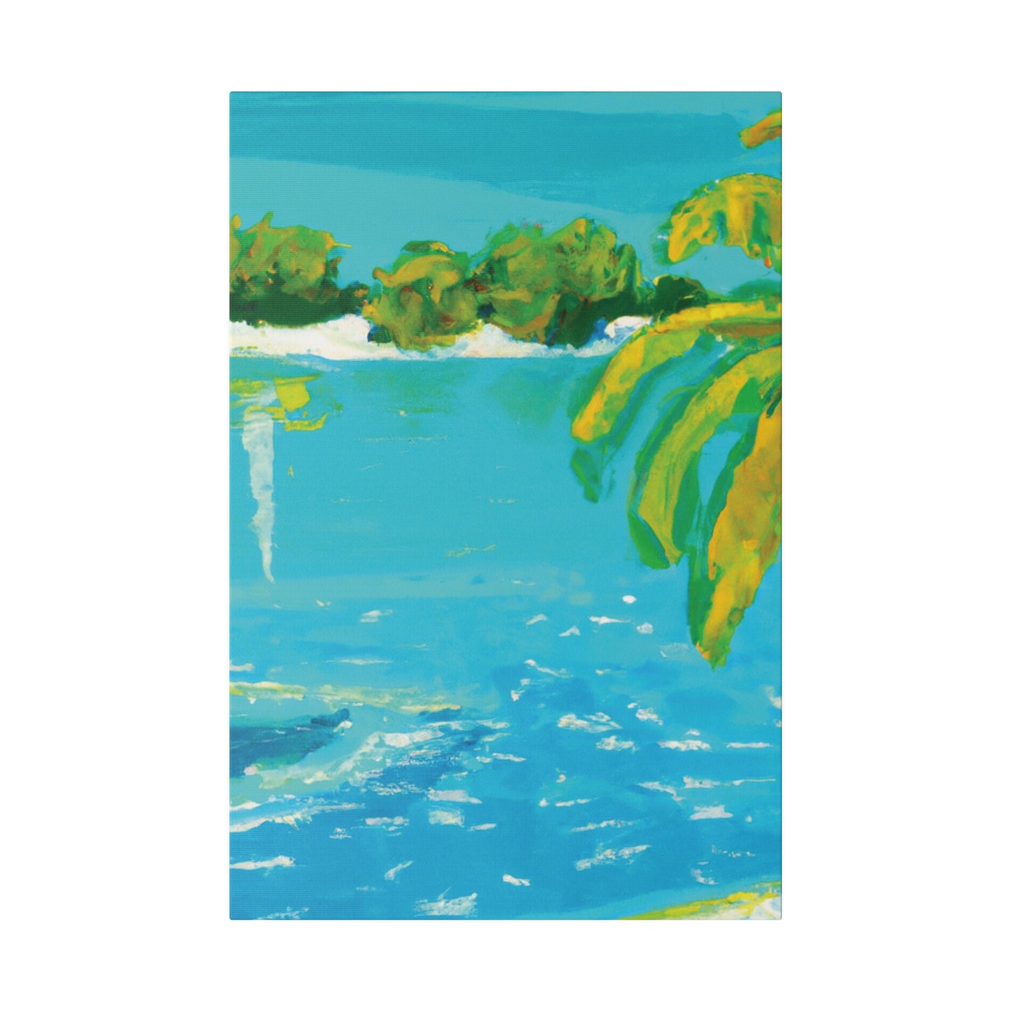 2261V - Bahamas Ocean Painting Print | Bahamas | Ocean | Beach | Poster | Home Decor | Wall Art | Canvas