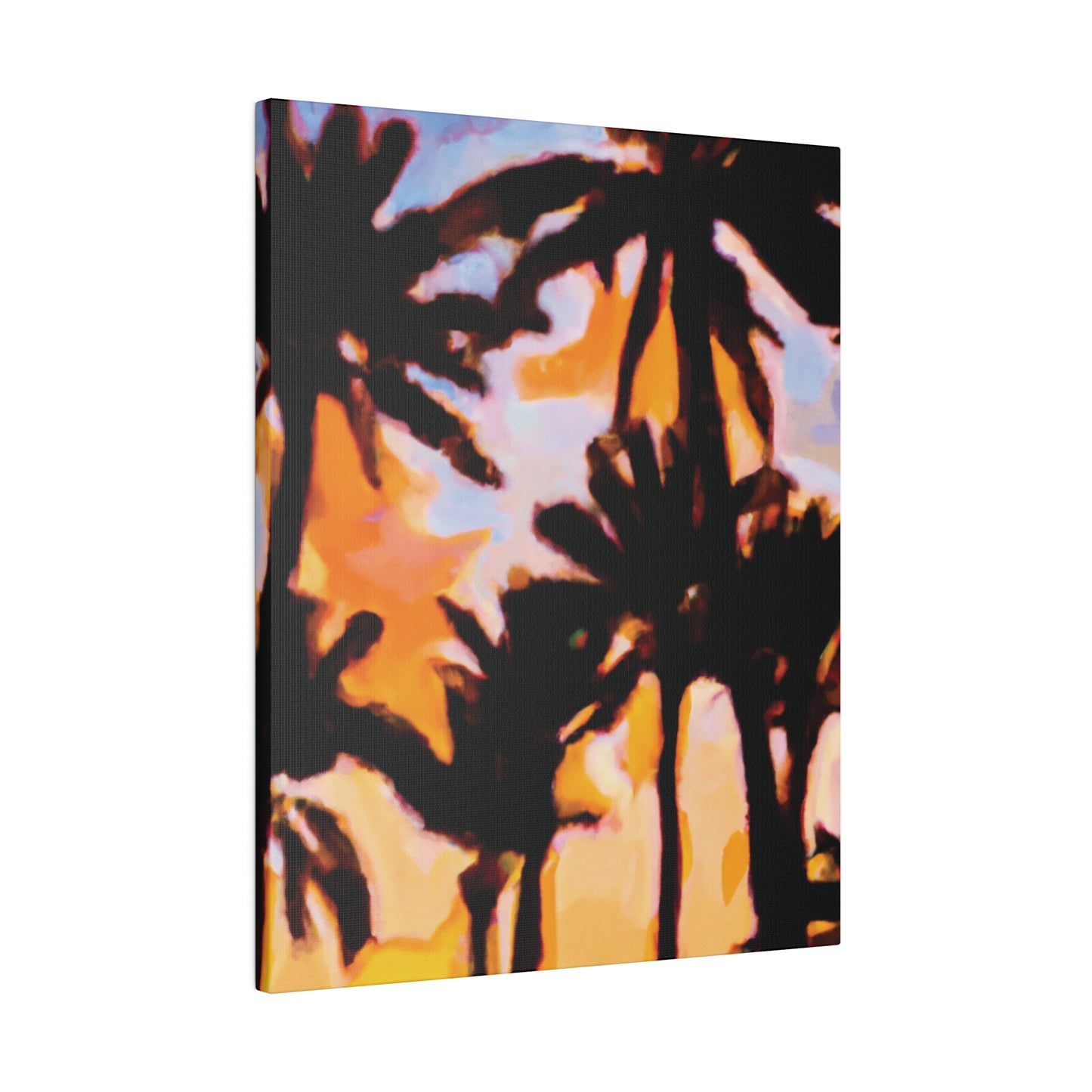 6159K - Miami Beach Sunset Painting Print | Miami | Beach | Sunset | Poster | Home Decor | Wall Art | Canvas