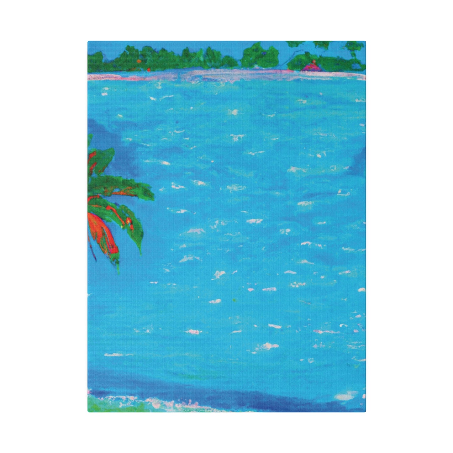 5286G - Bahamas Ocean Painting Print | Bahamas | Ocean | Beach | Poster | Home Decor | Wall Art | Canvas