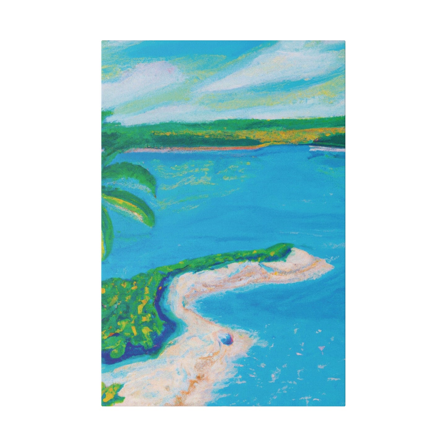 4895I - Bahamas Ocean Painting Print | Bahamas | Ocean | Beach | Poster | Home Decor | Wall Art | Canvas