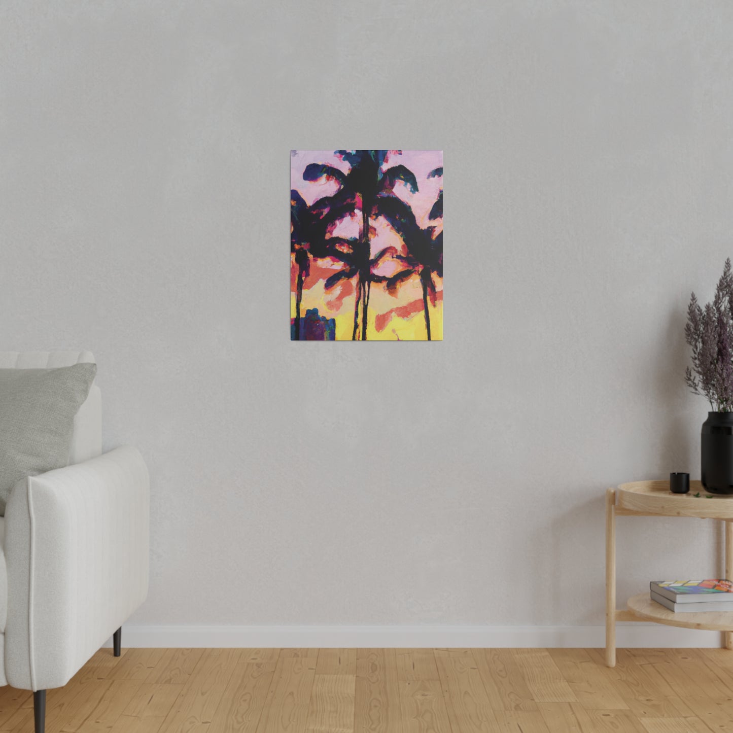 3398S - Miami Beach Sunset Painting Print | Miami | Beach | Sunset | Poster | Home Decor | Wall Art | Canvas