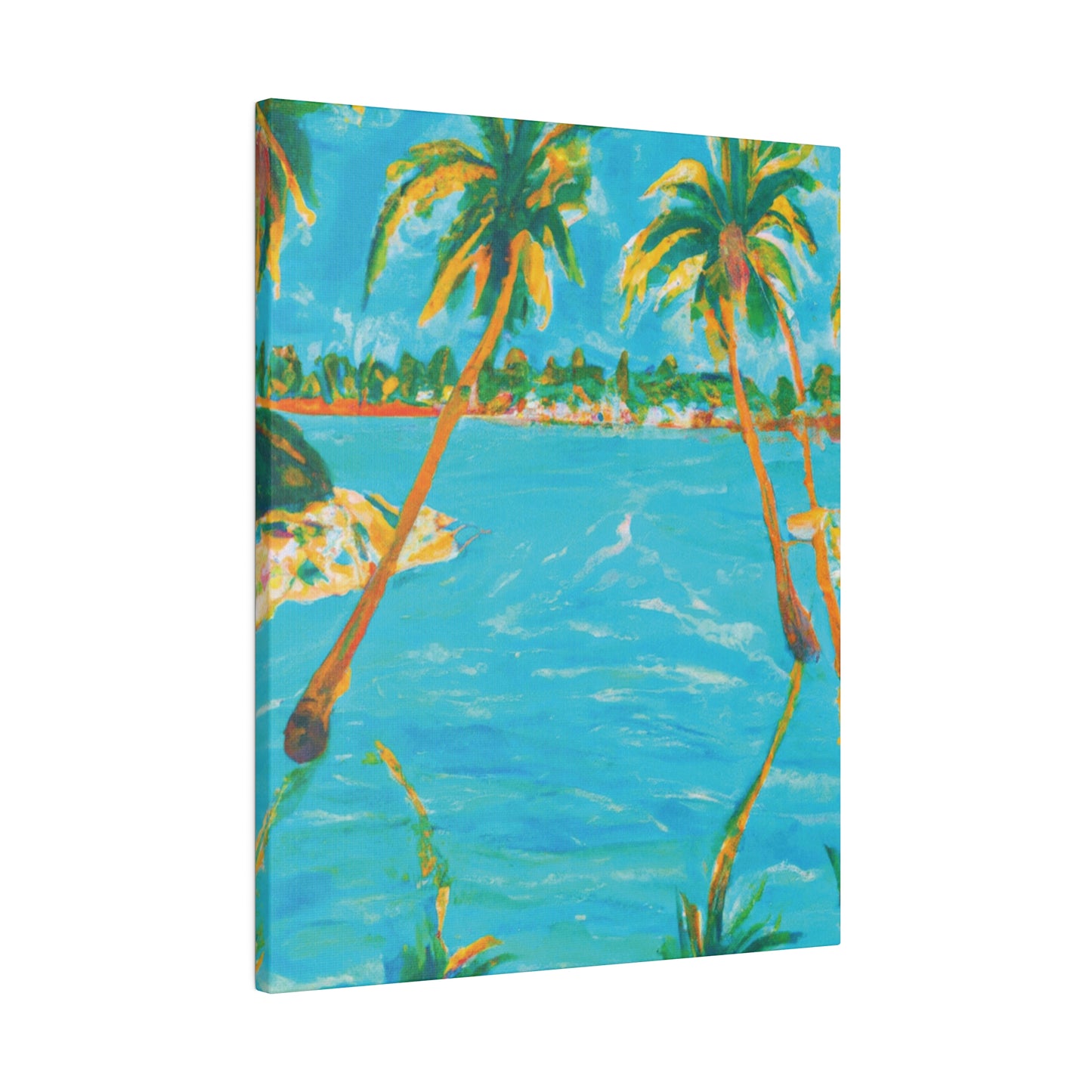 4338G - Bahamas Ocean Painting Print | Bahamas | Ocean | Beach | Poster | Home Decor | Wall Art | Canvas