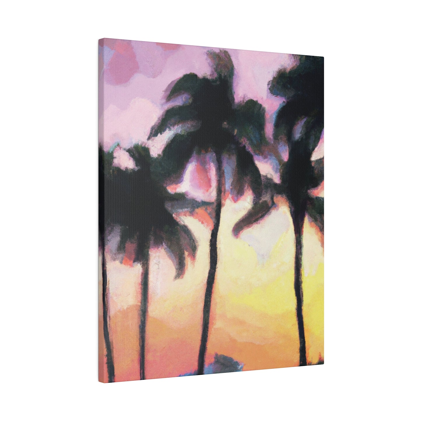 7184X - Miami Beach Sunset Painting Print | Miami | Beach | Sunset | Poster | Home Decor | Wall Art | Canvas