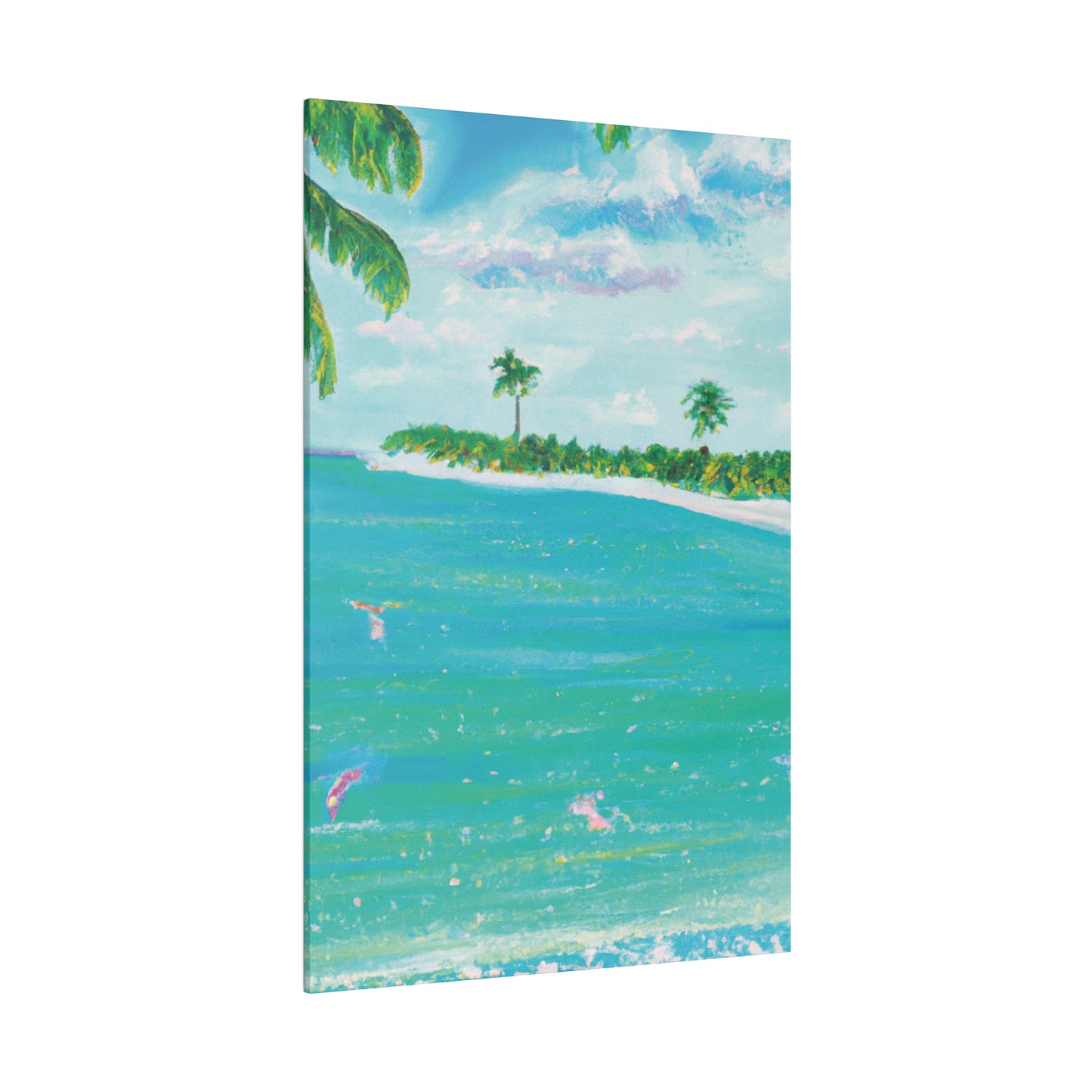 6576D - Bahamas Ocean Painting Print | Bahamas | Ocean | Beach | Poster | Home Decor | Wall Art | Canvas