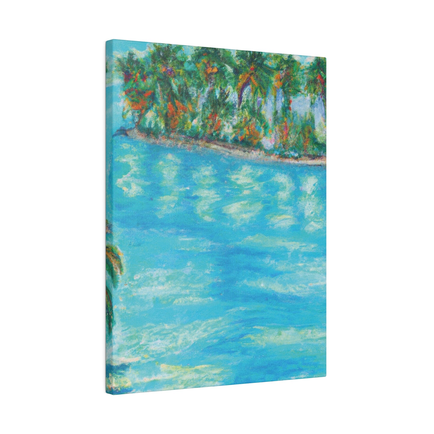 8625Q - Bahamas Ocean Painting Print | Bahamas | Ocean | Beach | Poster | Home Decor | Wall Art | Canvas